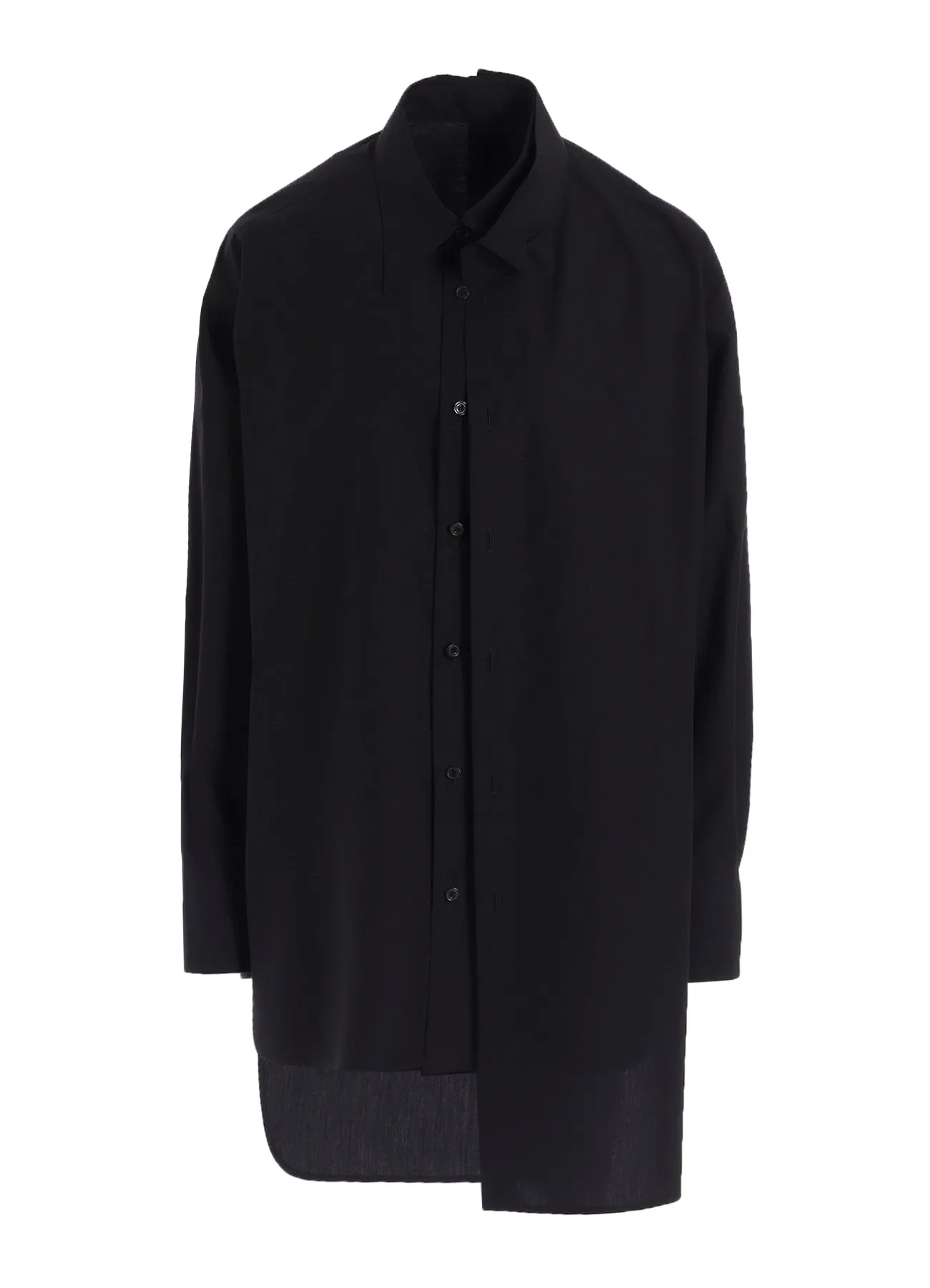 COMPACT TYPEWRITER WING COLLAR DOUBLE SHIRT sold by Yohji Yamamoto product image thumbnail 2