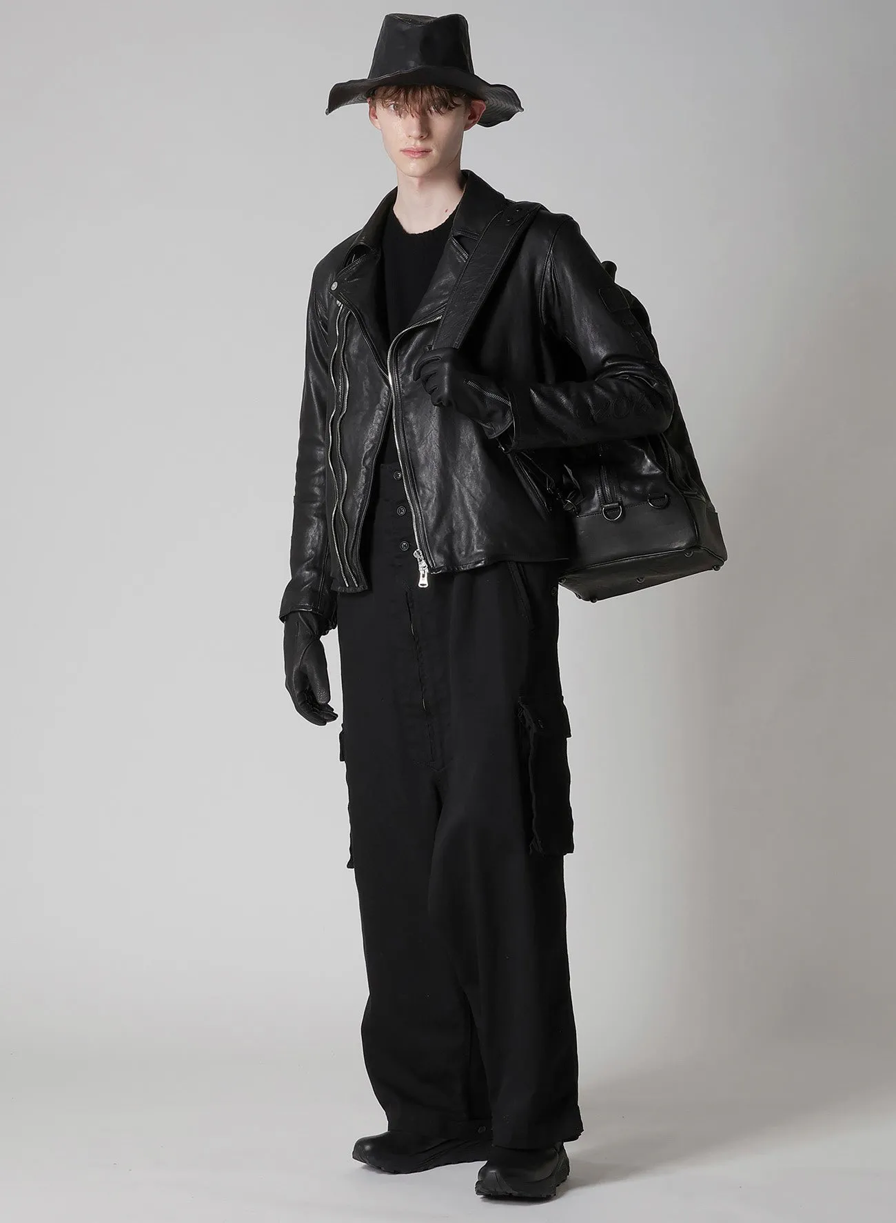 JAPAN TANNIN CALF TEN GALLON HAT sold by Yohji Yamamoto product image thumbnail 2