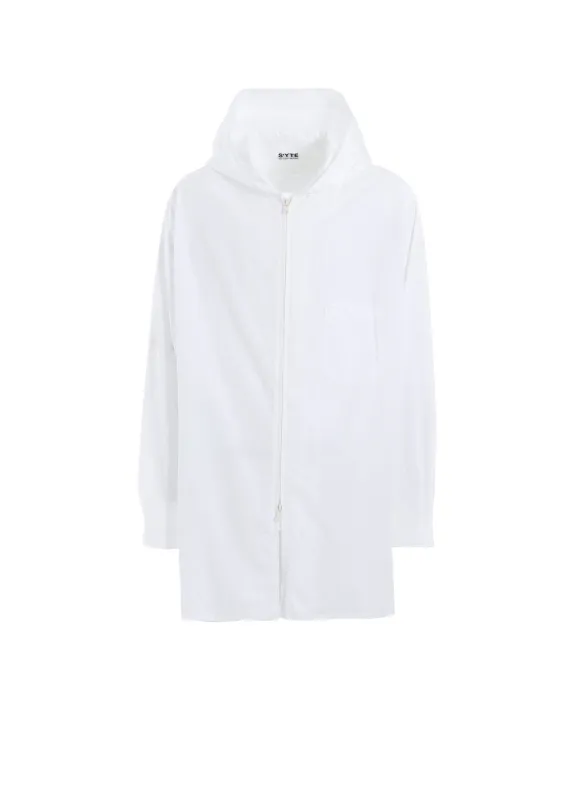 COTTON BROAD HOODED SHIRT sold by Yohji Yamamoto