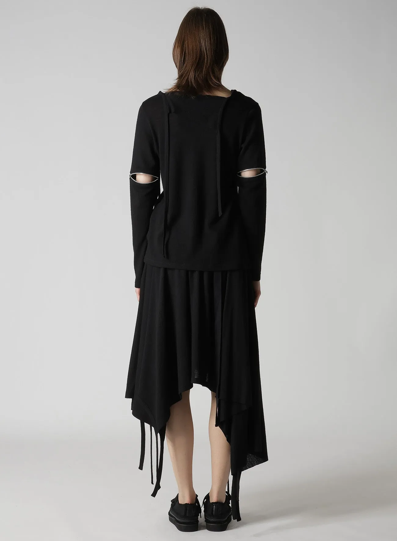 WOOL LIGHT MILLING SINGLE ZIP SLV STRAP PO sold by Yohji Yamamoto product image thumbnail 5