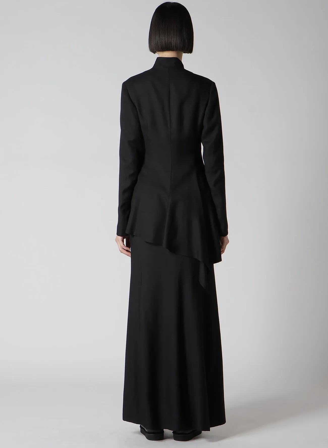 VISCOSE TWILL R LONG STAND C JACKET sold by Yohji Yamamoto product image thumbnail 5