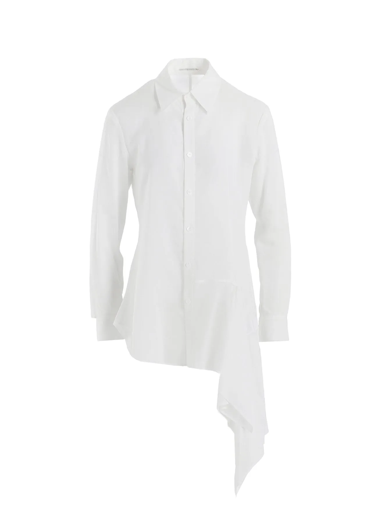 CELLULOSE LAWN L DRAPED BLOUSE sold by Yohji Yamamoto