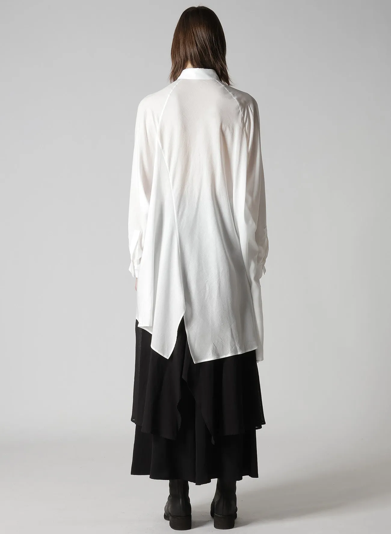 CELLULOSE LAWN RAGLAN LONG SLV BLOUSE sold by Yohji Yamamoto product image thumbnail 5