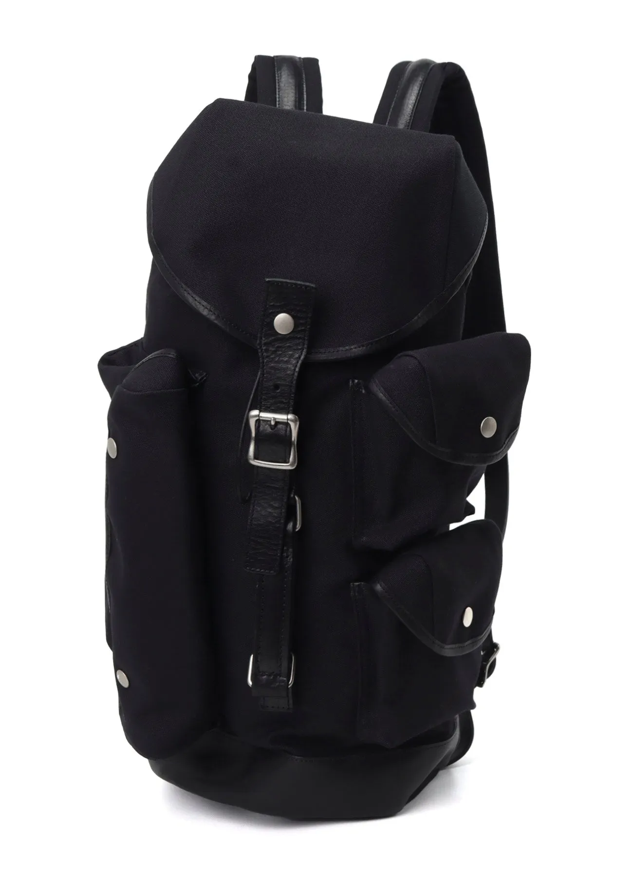 NO.8 BLACK CANVAS MILITARY DUFFLE BAG sold by Yohji Yamamoto product image thumbnail 2