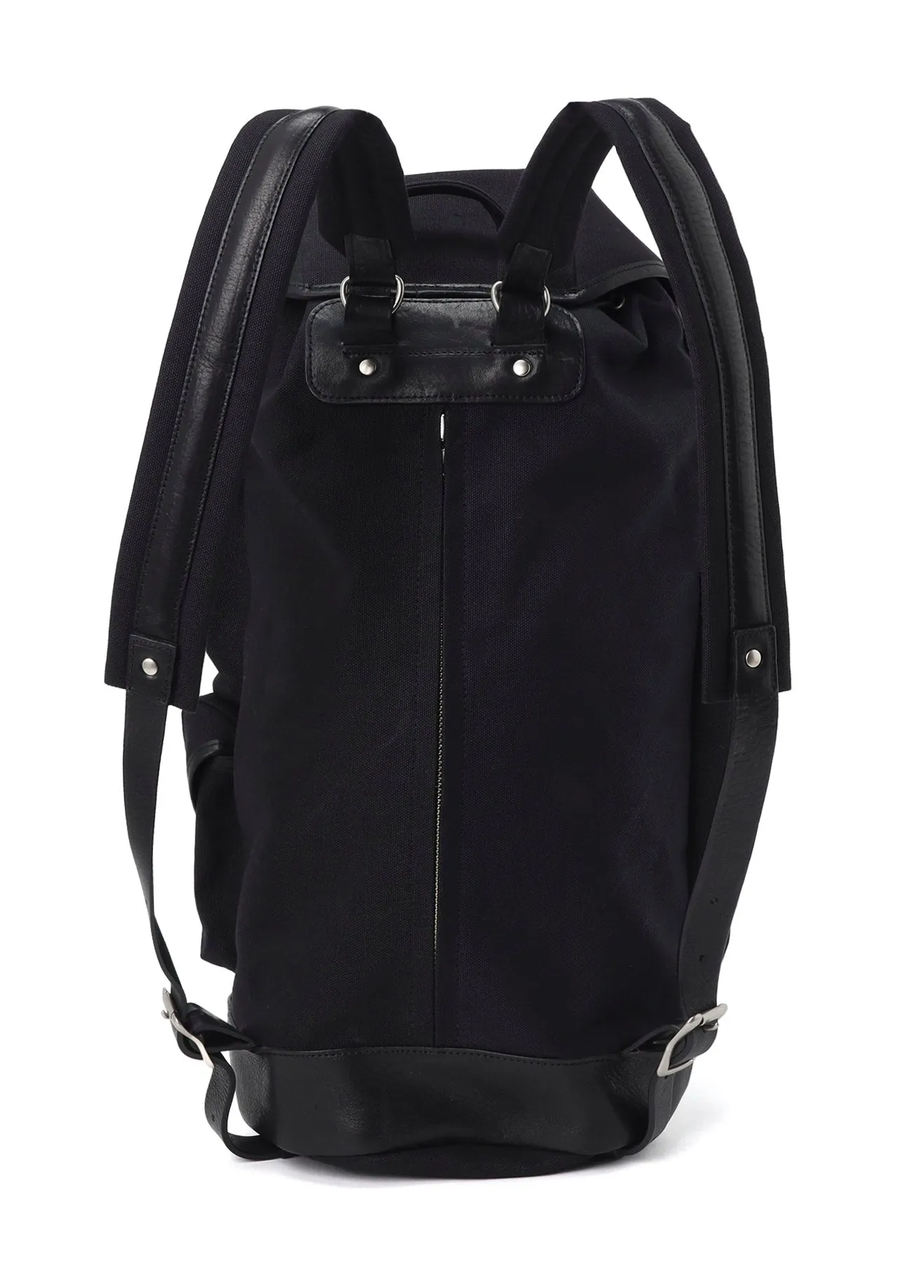 NO.8 BLACK CANVAS MILITARY DUFFLE BAG sold by Yohji Yamamoto product image thumbnail 4