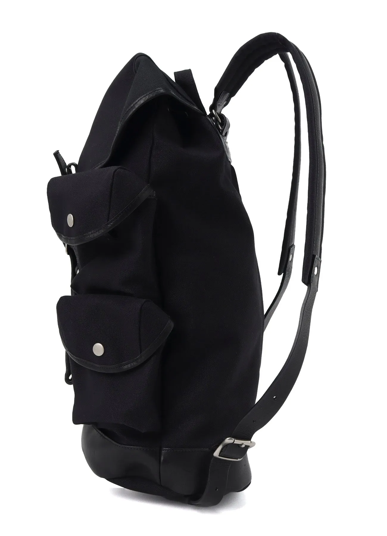 NO.8 BLACK CANVAS MILITARY DUFFLE BAG sold by Yohji Yamamoto product image thumbnail 3