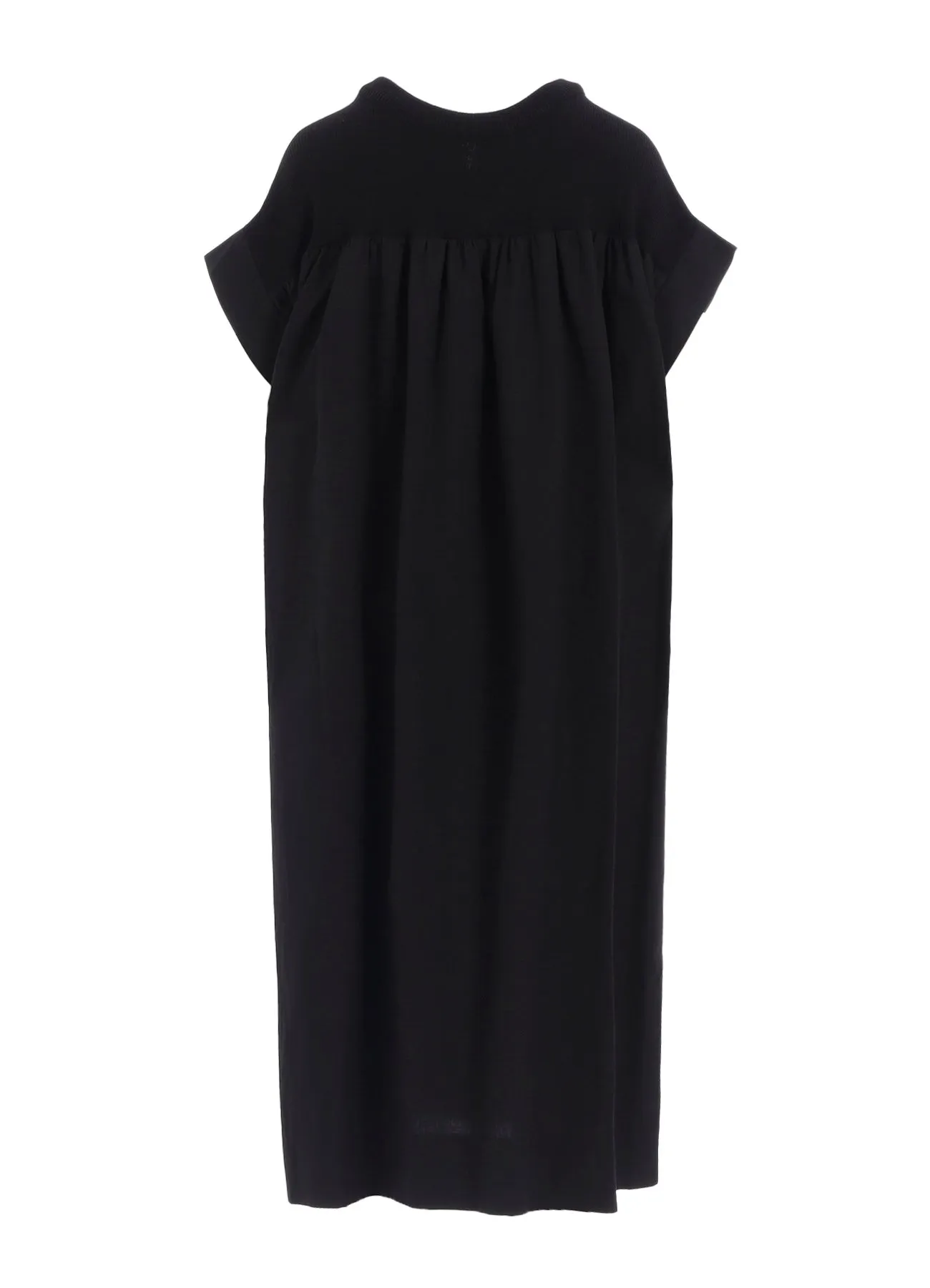 COTTON/LINEN RIB FLY OPEN DRESS sold by Yohji Yamamoto product image thumbnail 4