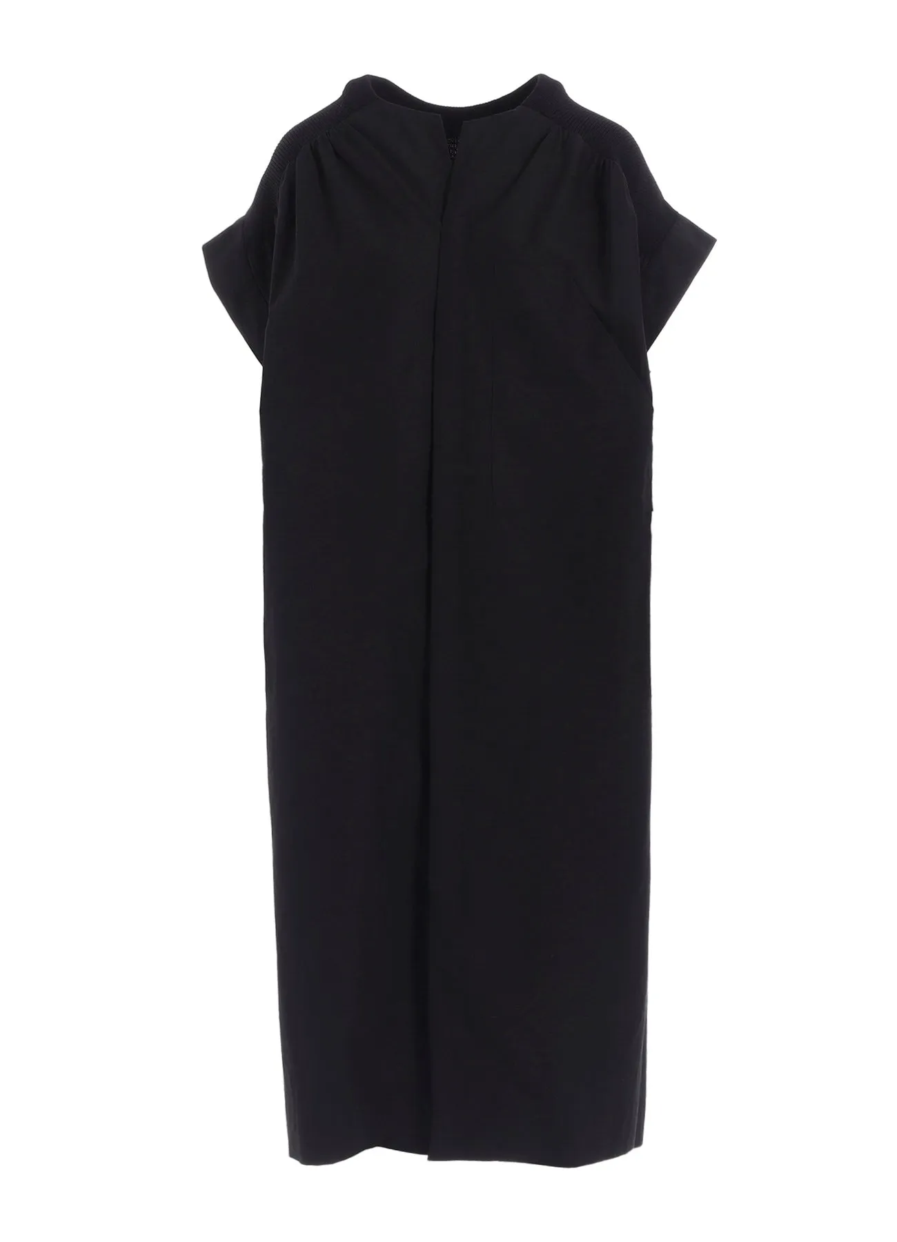 COTTON/LINEN RIB FLY OPEN DRESS sold by Yohji Yamamoto product image thumbnail 2
