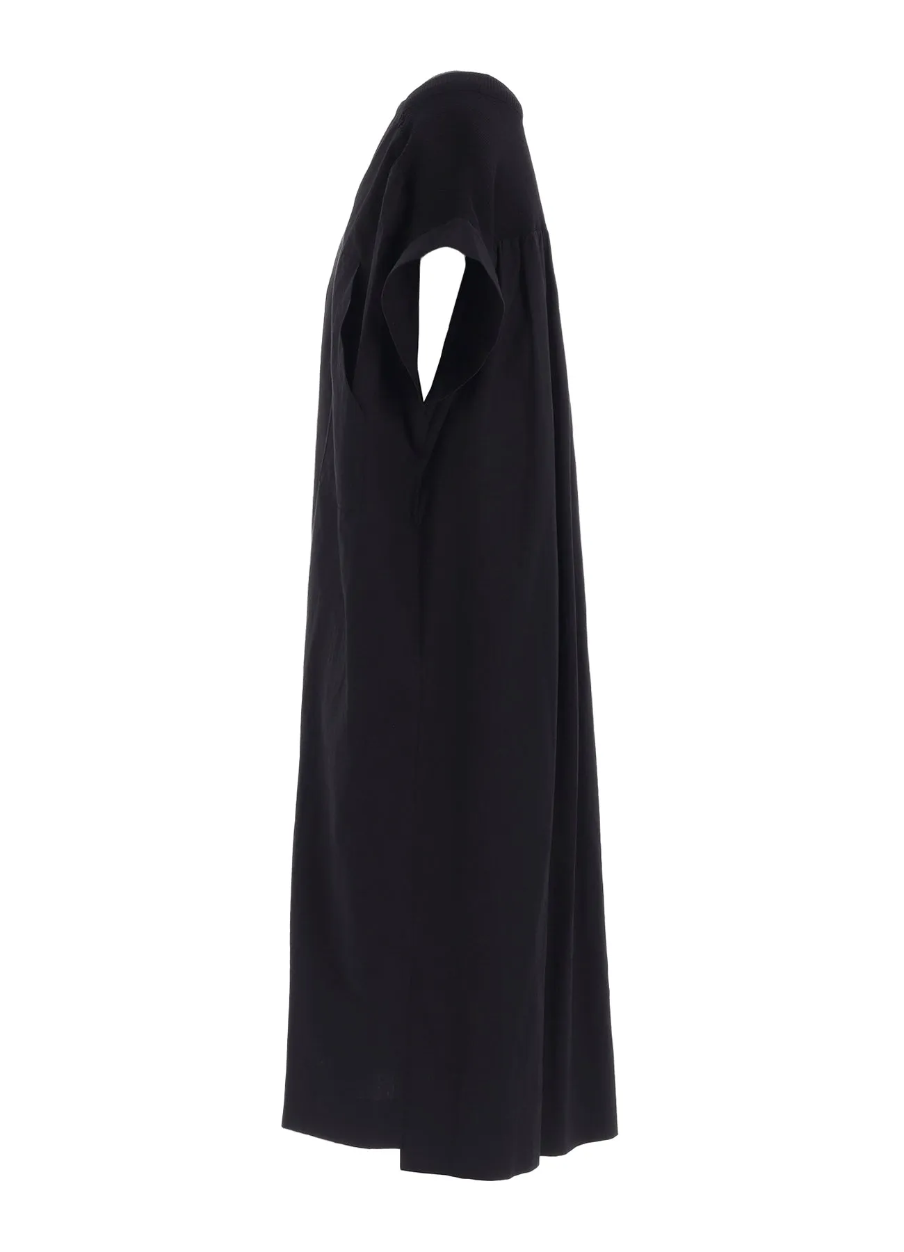 COTTON/LINEN RIB FLY OPEN DRESS sold by Yohji Yamamoto product image thumbnail 3