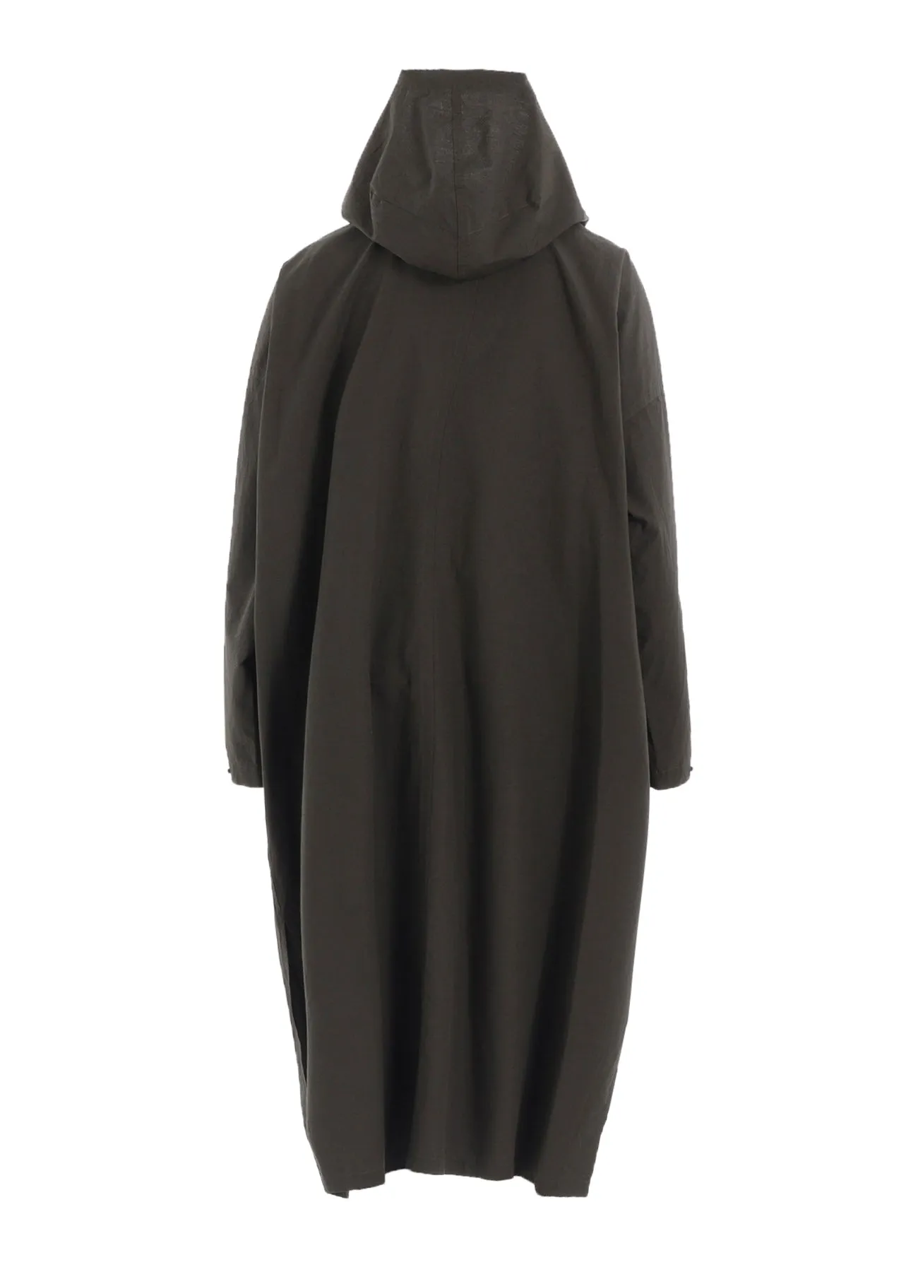 COTTON/LINEN BROADCLOTH HOODIE COAT D sold by Yohji Yamamoto product image thumbnail 3