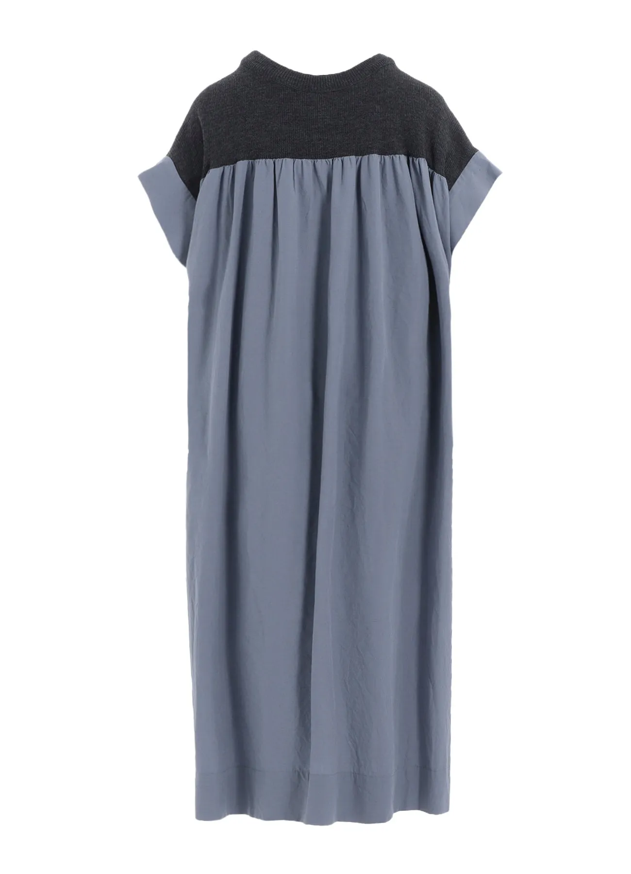 COTTON/LINEN RIB FLY OPEN DRESS sold by Yohji Yamamoto product image thumbnail 3