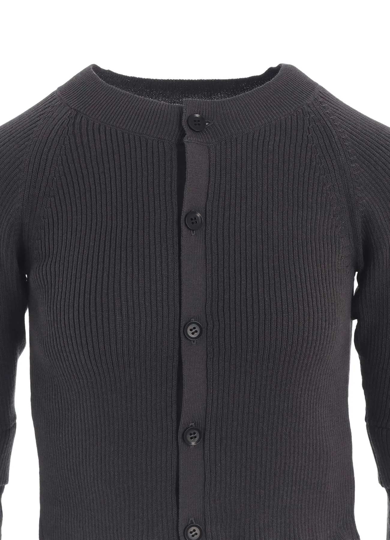 COTTON RIB DOUBLE SLEEVE SHORT CARDIGAN sold by Yohji Yamamoto product image thumbnail 5