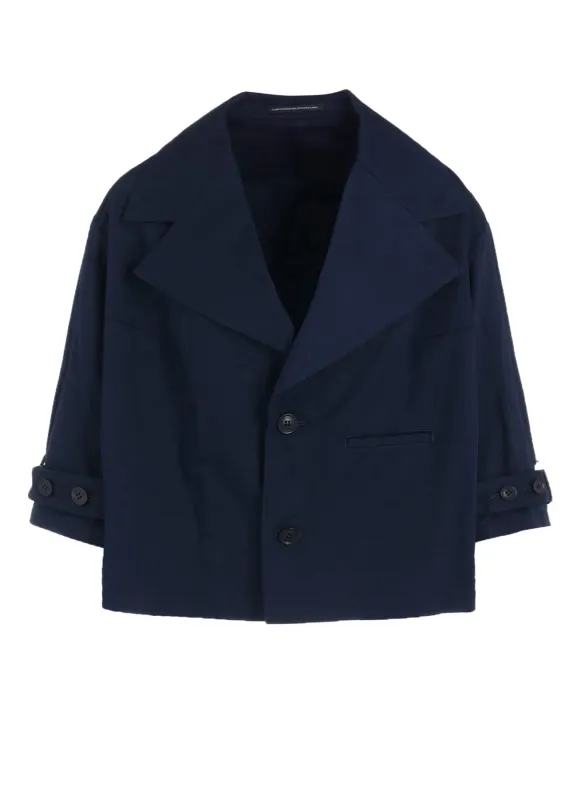 [Y's BORN PRODUCT] COTTON TWILL WIDE COLLAR JACKET made by Yohji Yamamoto