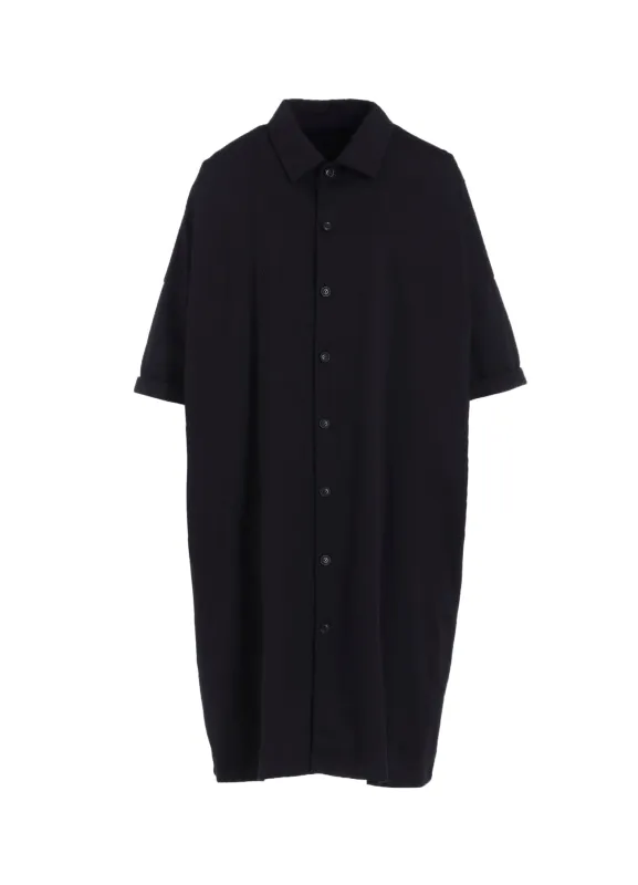 [Y's BORN PRODUCT] COTTON TWILL HALF SLEEVE DRESS sold by Yohji Yamamoto