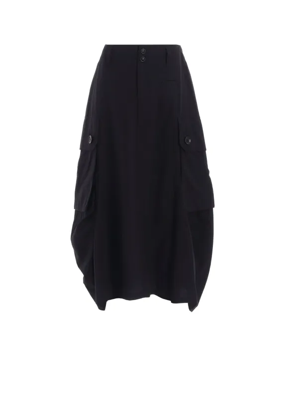 COTTON/LINEN CARGO SKIRT sold by Yohji Yamamoto