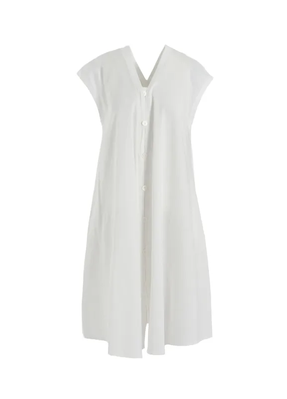 [Y's BORN PRODUCT] THIN COTTON TWILL FRENCH SLEEVE DRESS sold by Yohji Yamamoto