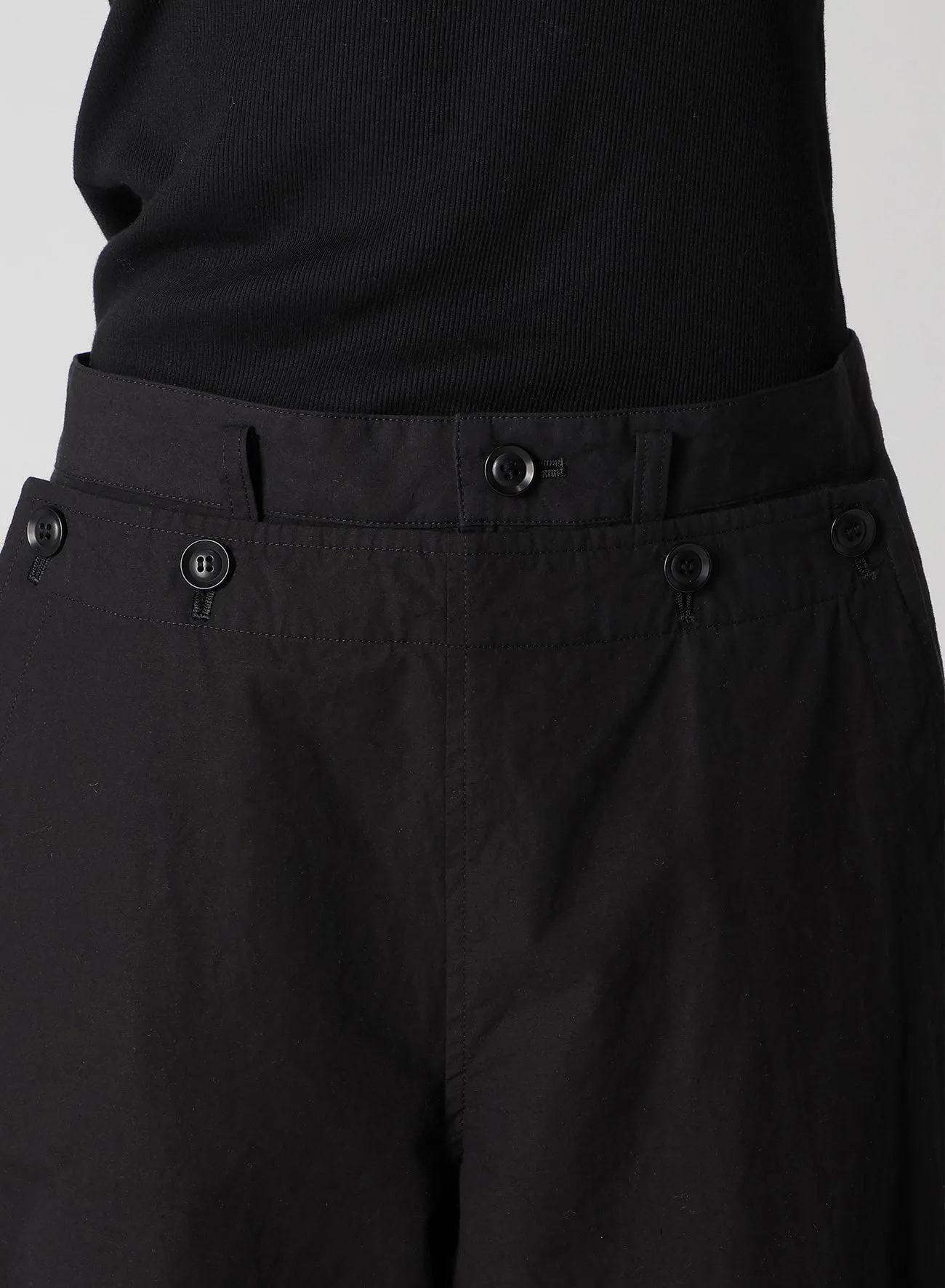 COTTON/LINEN SAILOR PANTS sold by Yohji Yamamoto product image thumbnail 5