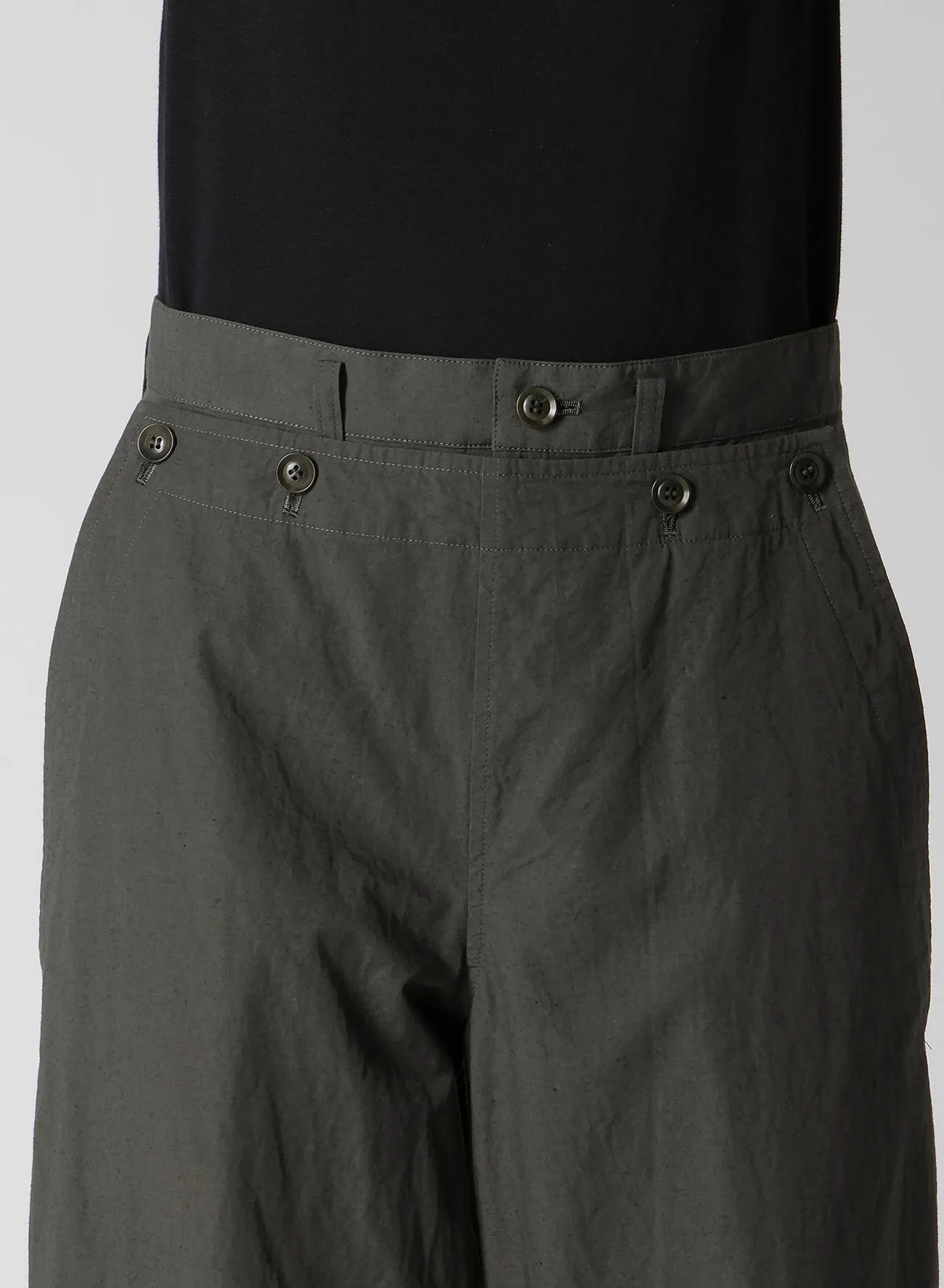 COTTON/LINEN SAILOR PANTS sold by Yohji Yamamoto product image thumbnail 5