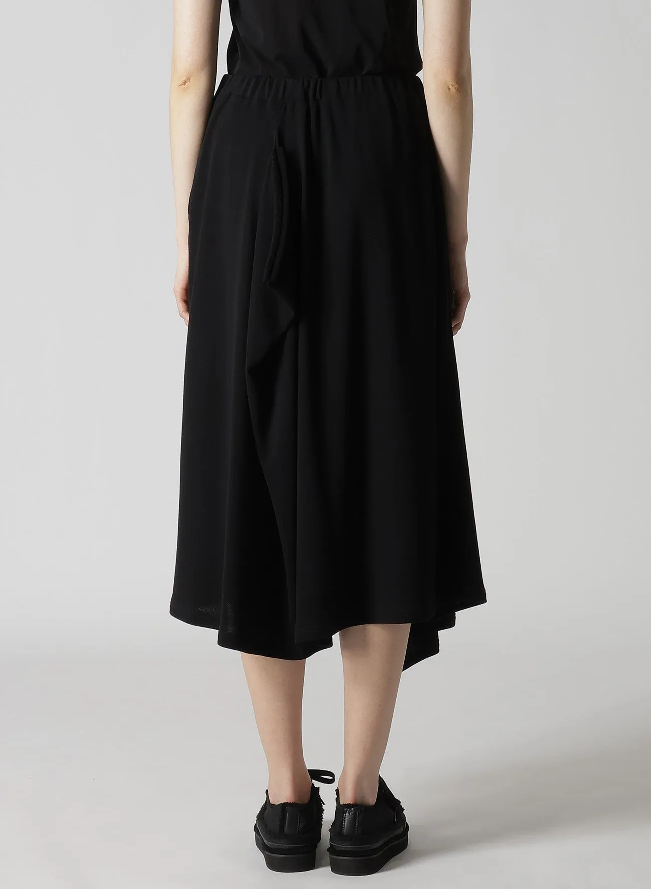 HIGH TWISTED GAUZE TERRY TUCKED SKIRT sold by Yohji Yamamoto product image thumbnail 5