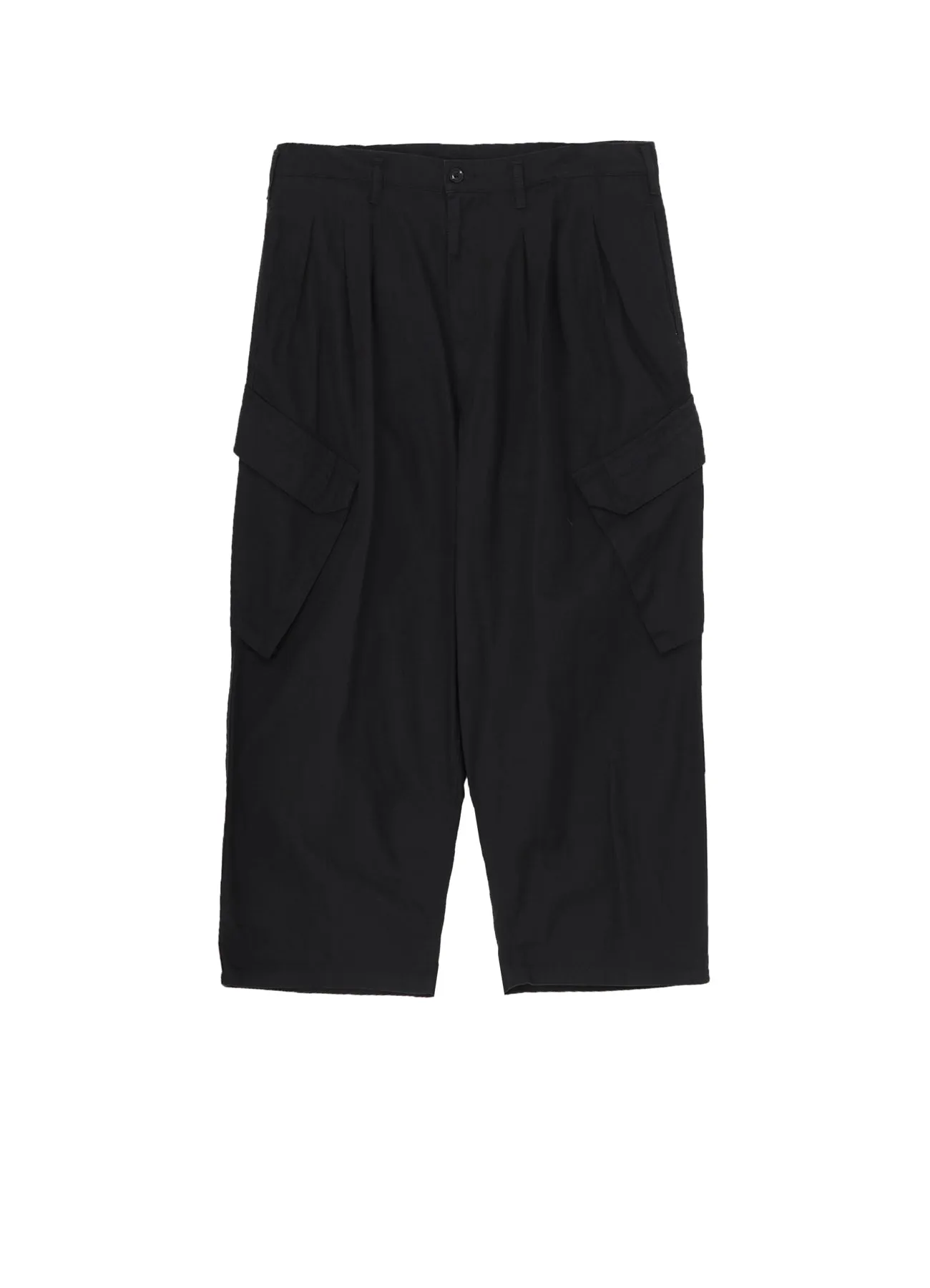 BLACK SCANDAL HERRINGBONE 12TUCK WORK PANTS sold by Yohji Yamamoto