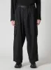 BLACK SCANDAL HERRINGBONE 12TUCK WORK PANTS sold by Yohji Yamamoto