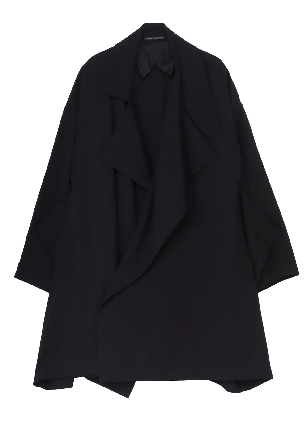 WOOL GABARDINE SMOOTH COAT sold by Yohji Yamamoto product image thumbnail 2