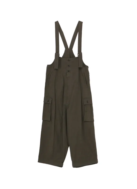 BLACK SCANDAL HERRINGBONE WORK OVERALLS sold by Yohji Yamamoto
