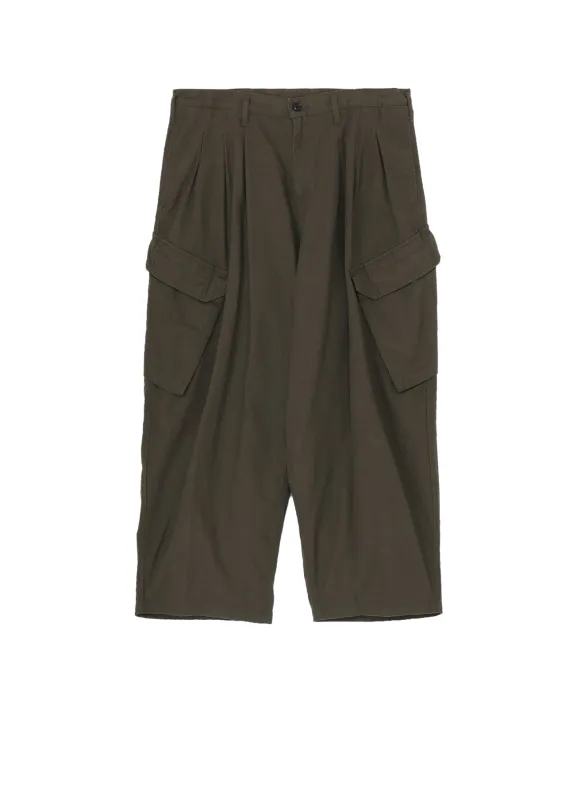 BLACK SCANDAL HERRINGBONE 12TUCK WORK PANTS sold by Yohji Yamamoto