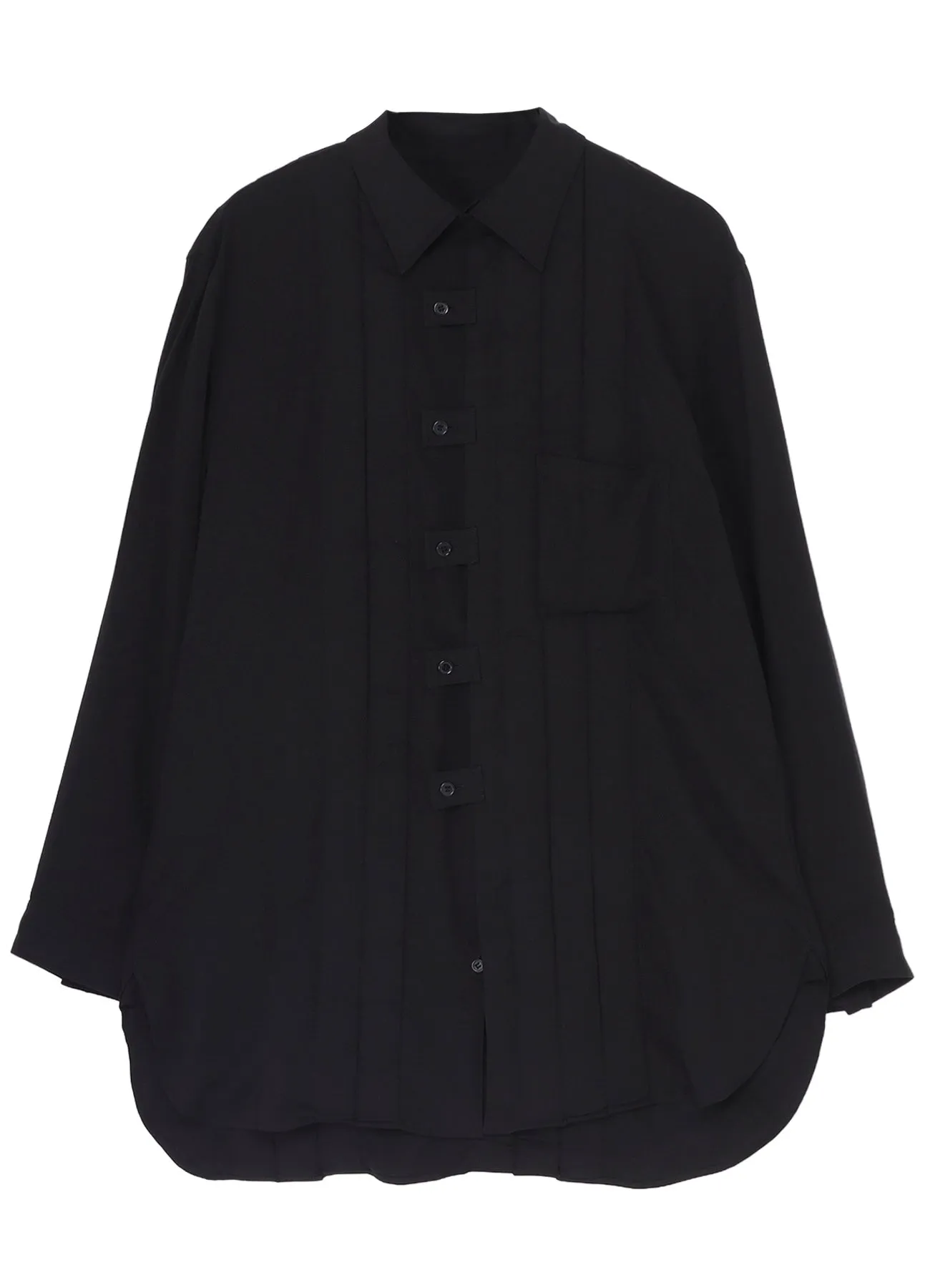 CELLULOSE LAWN TAB PADDED BLOUSE sold by Yohji Yamamoto product image thumbnail 2