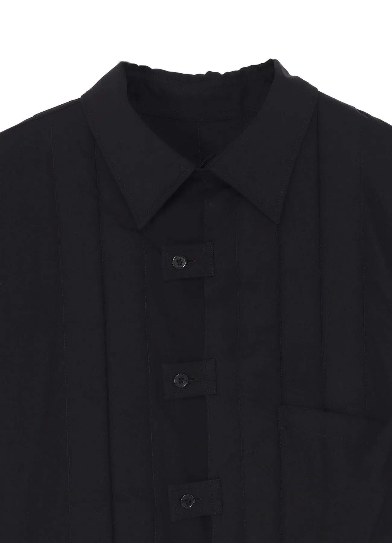 CELLULOSE LAWN TAB PADDED BLOUSE sold by Yohji Yamamoto product image thumbnail 4