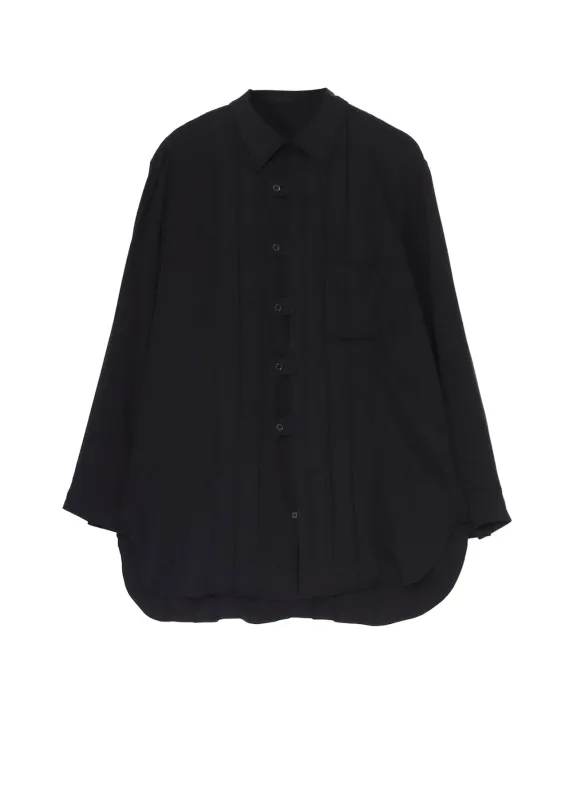 CELLULOSE LAWN TAB PADDED BLOUSE sold by Yohji Yamamoto