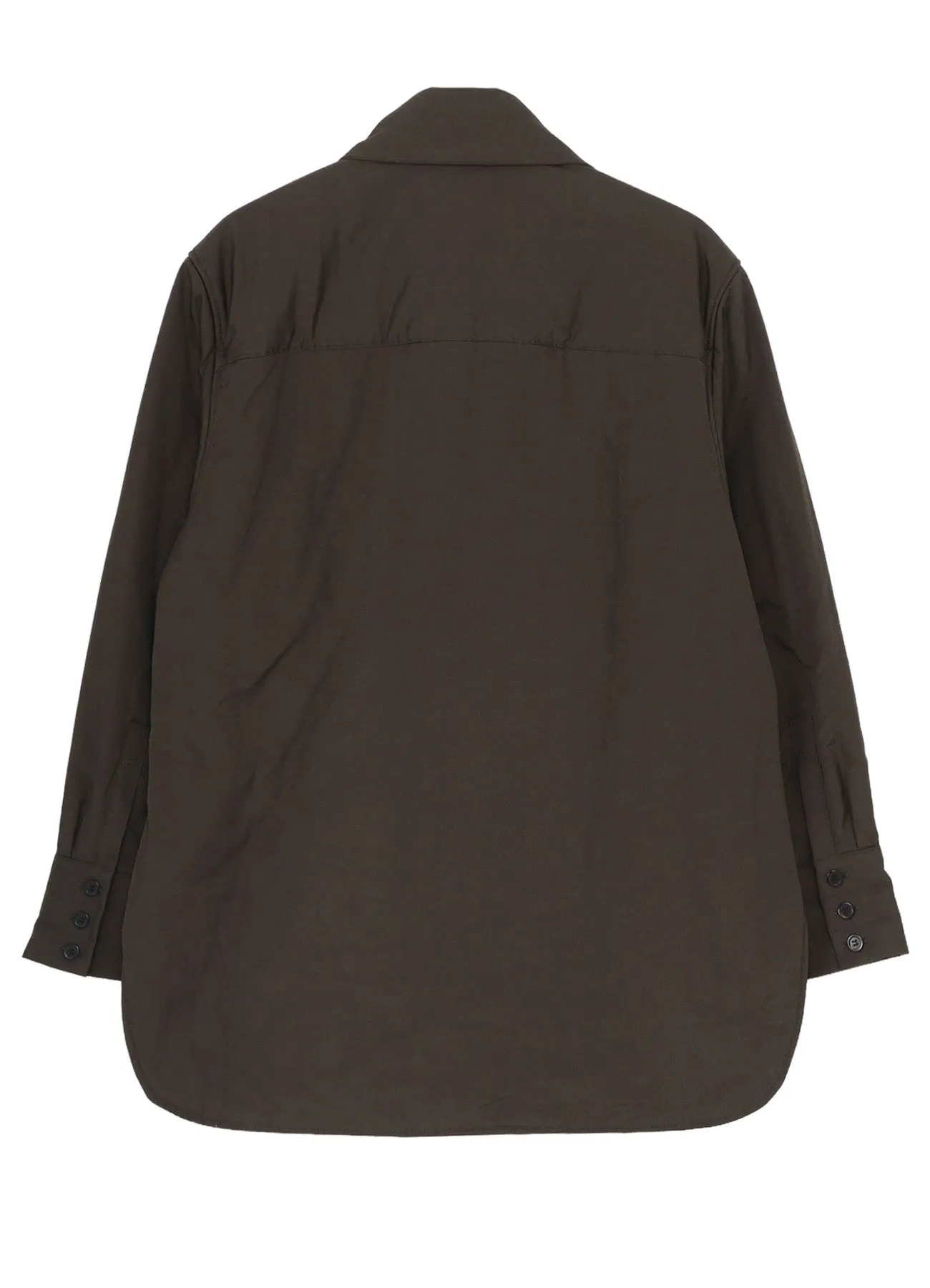 GRAY BROAD STOLE DETAIL PADDED BLOUSE sold by Yohji Yamamoto product image thumbnail 3