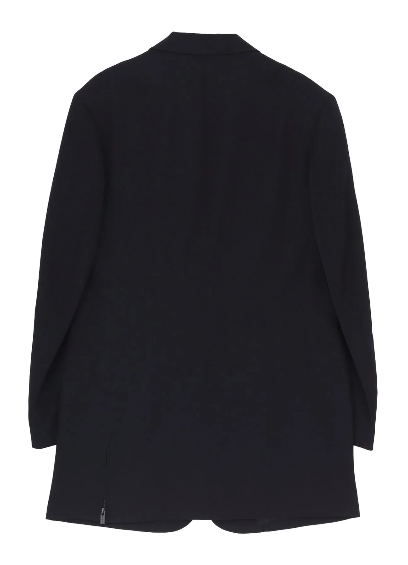 WOOL GABARDINE LEFT SEAM ZIPPER JACKET sold by Yohji Yamamoto product image thumbnail 3