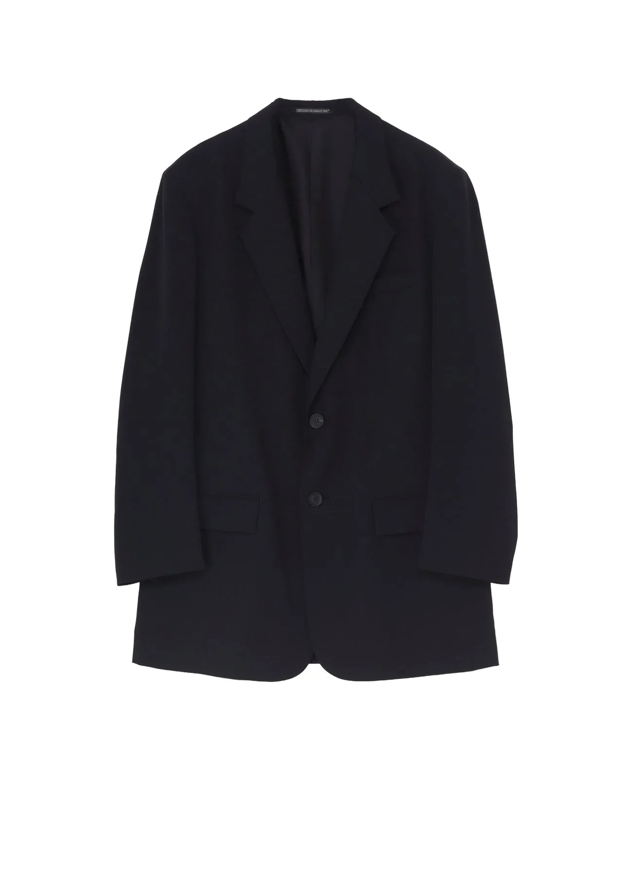 WOOL GABARDINE LEFT SEAM ZIPPER JACKET sold by Yohji Yamamoto