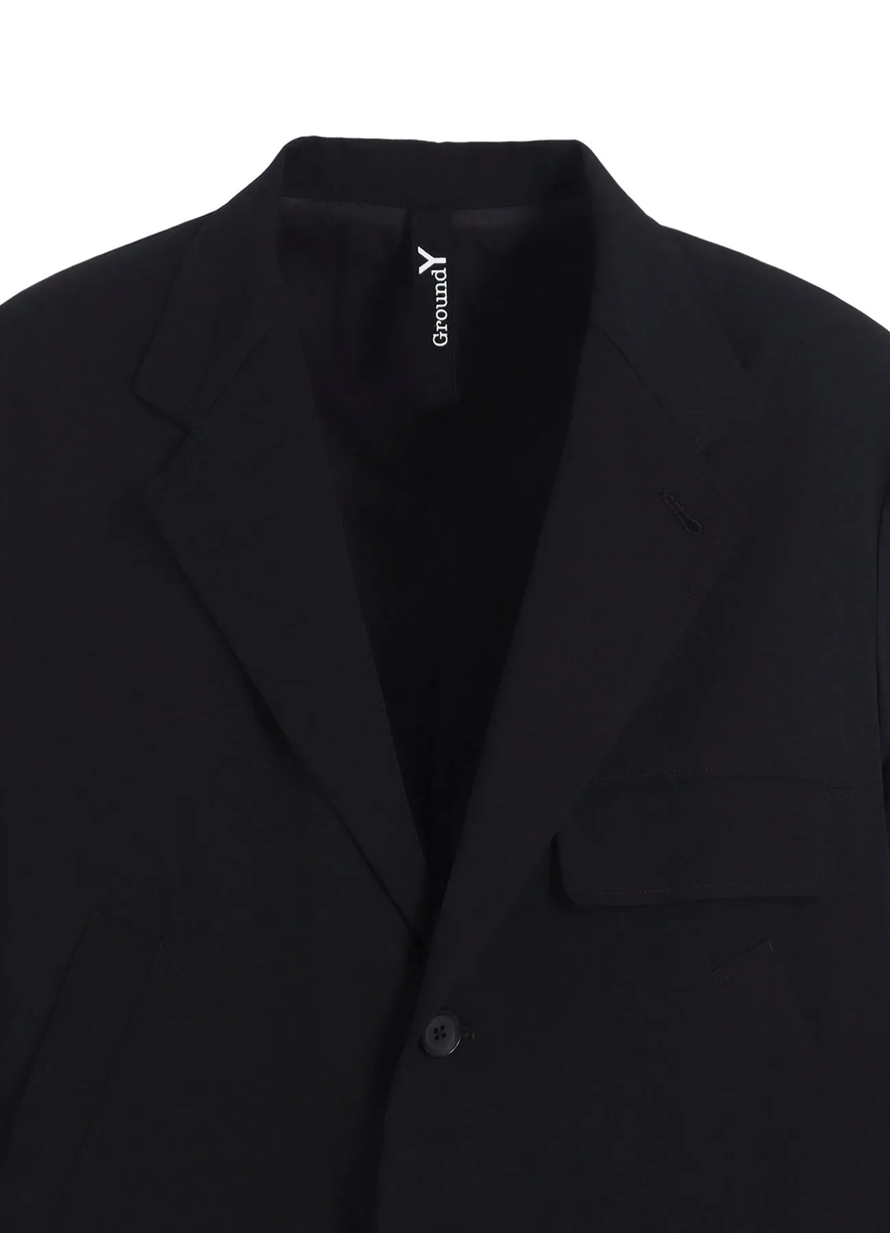 WOOL GABARDINE+NYLON WEATHER HUNTING PK JACKET sold by Yohji Yamamoto product image thumbnail 5