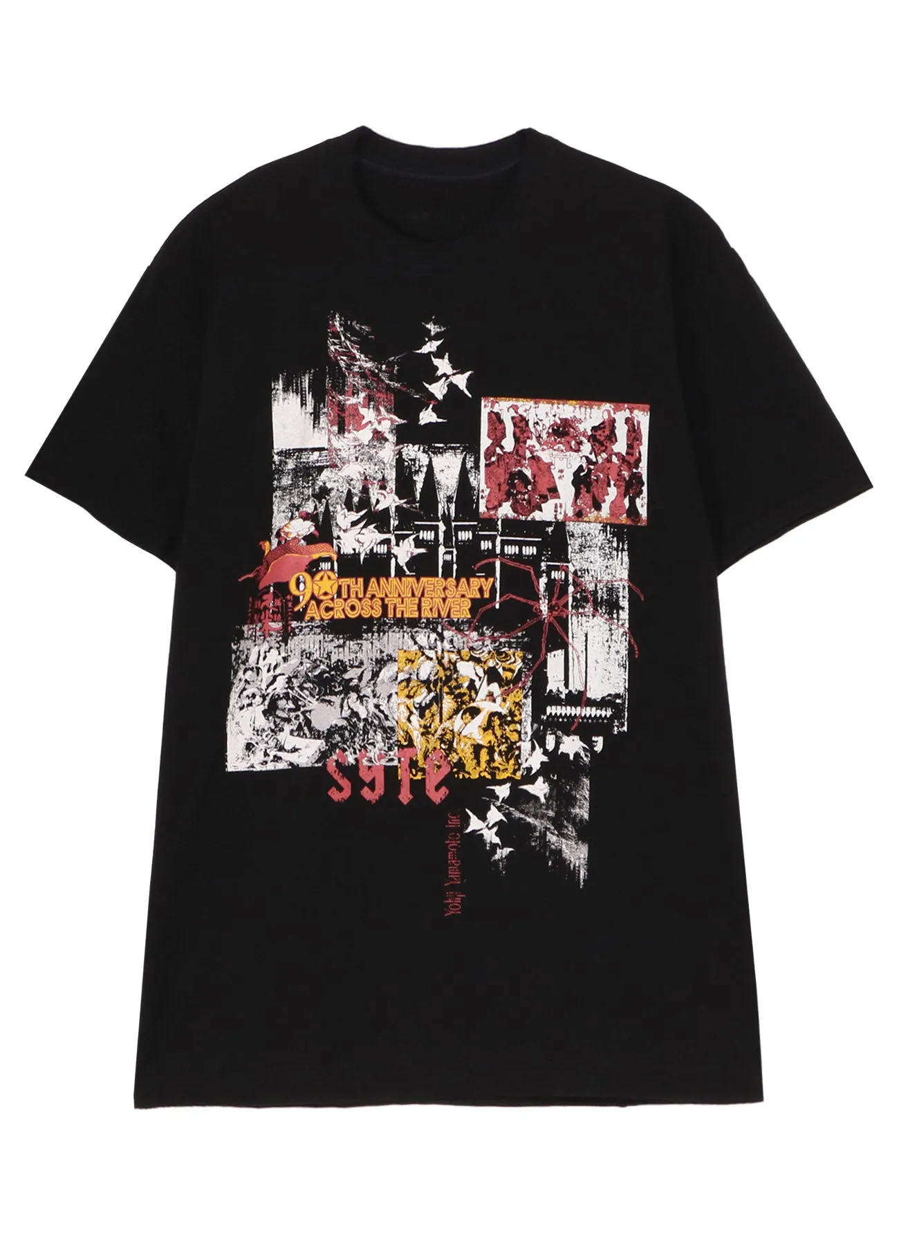 【KUME 90th Anniversary Across the River】 Hokusai × oi by Hypnosis hommage T-shirt sold by Yohji Yamamoto product image thumbnail 5