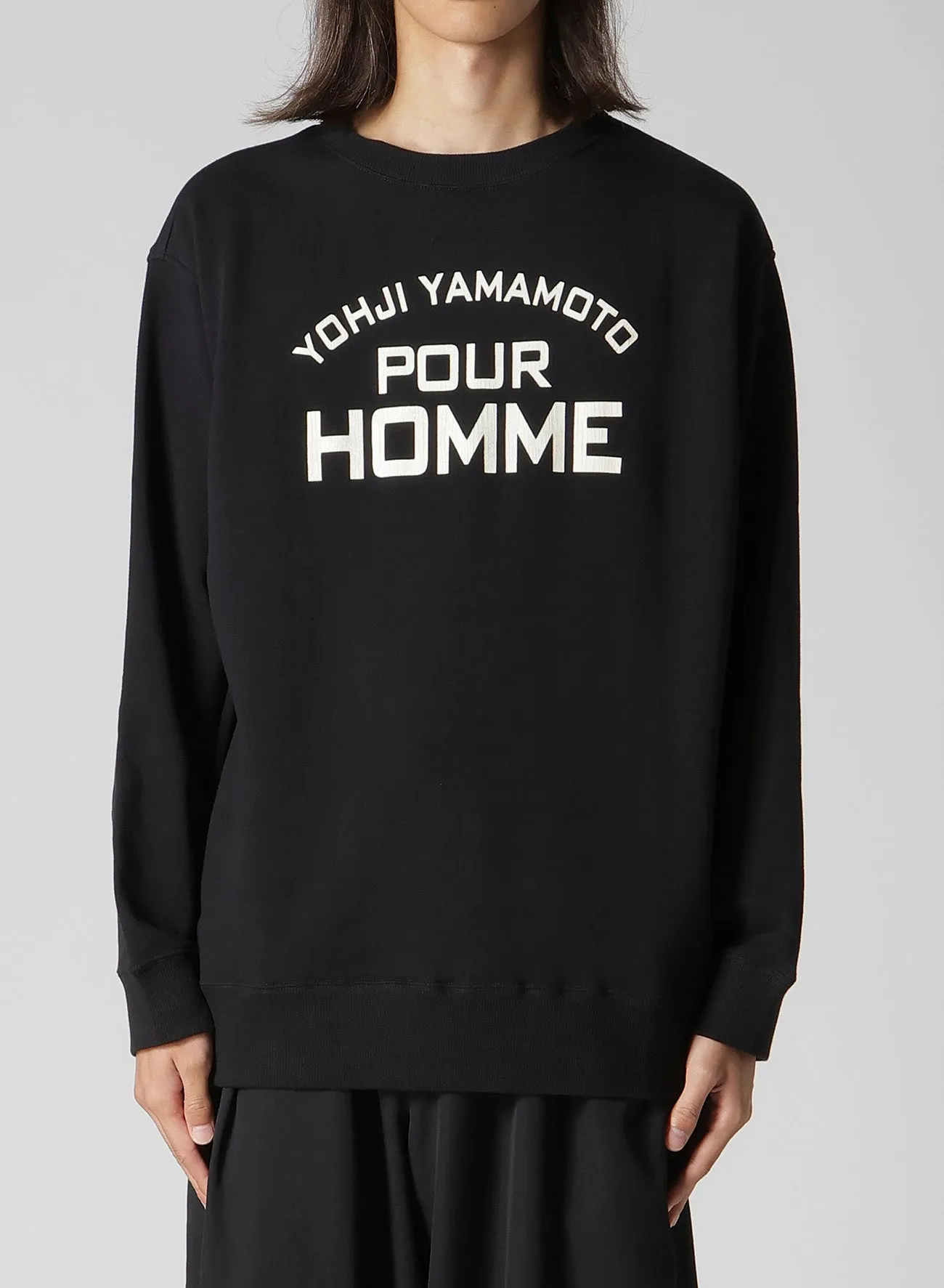 PIGMENT PRINT ARCH LOGO SWEAT sold by Yohji Yamamoto product image thumbnail 2
