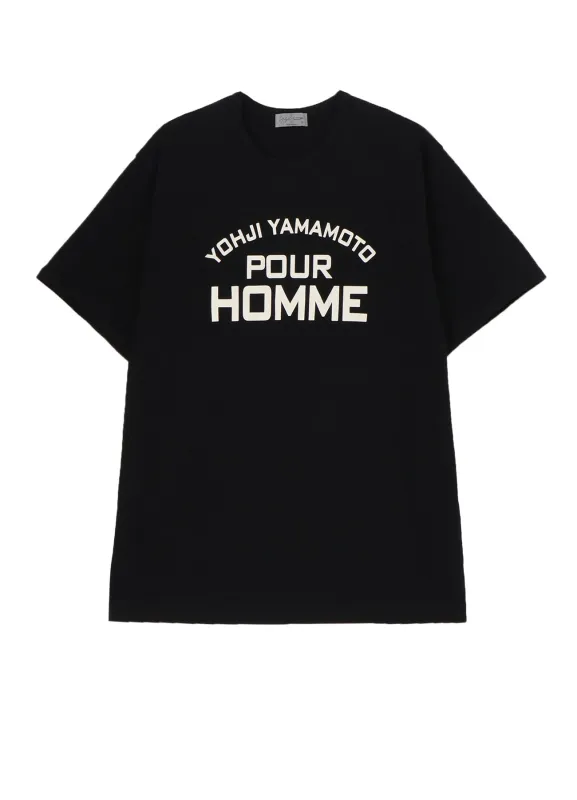 PIGMENT PRINT ARCH LOGO TEE sold by Yohji Yamamoto