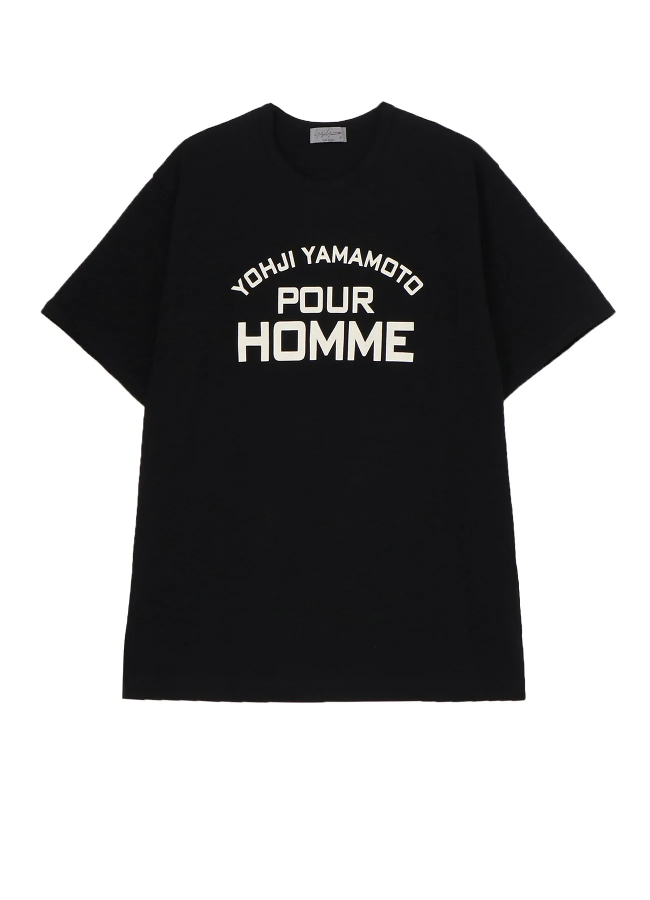 PIGMENT PRINT ARCH LOGO TEE sold by Yohji Yamamoto