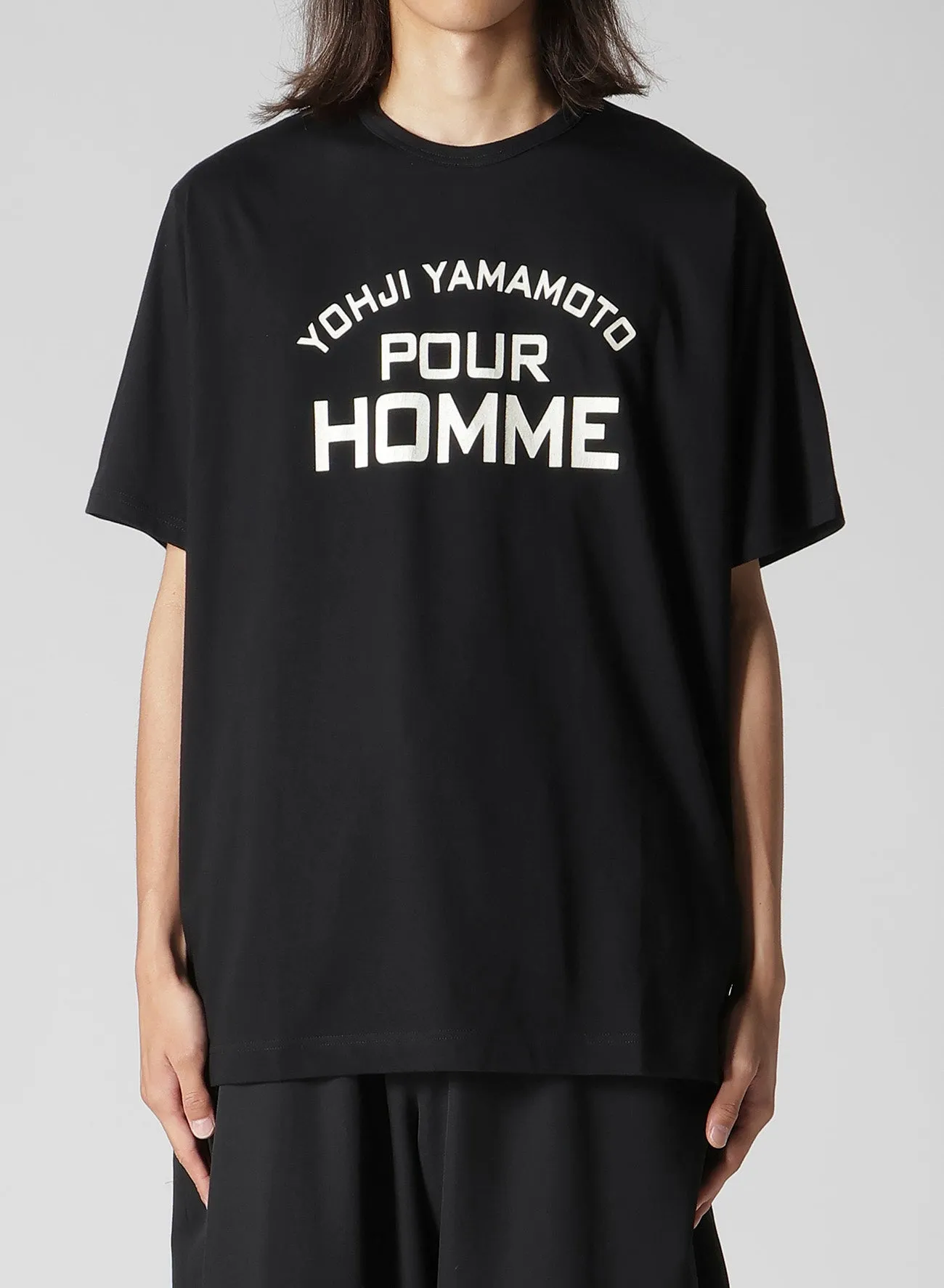 PIGMENT PRINT ARCH LOGO TEE sold by Yohji Yamamoto product image thumbnail 2