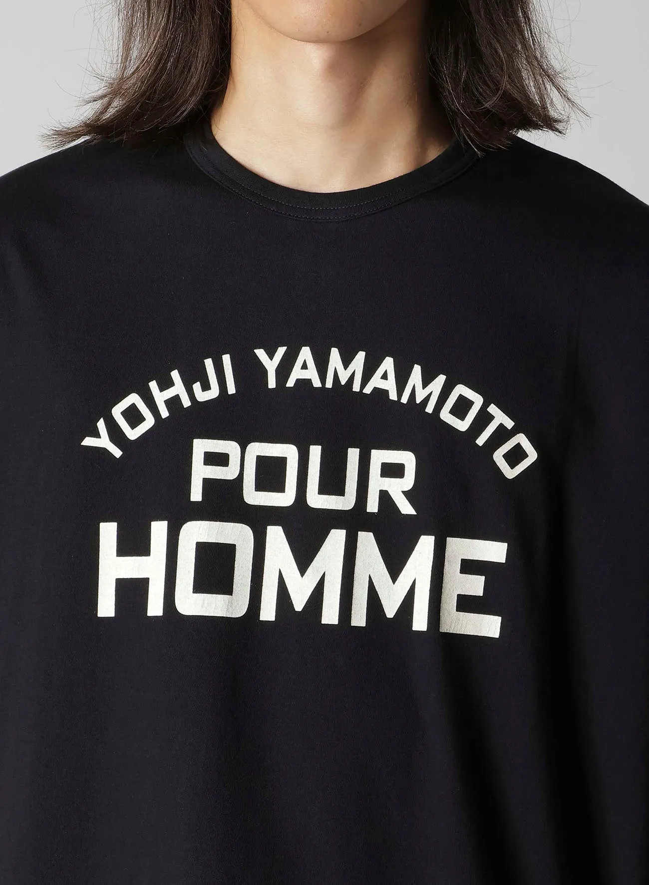 PIGMENT PRINT ARCH LOGO TEE sold by Yohji Yamamoto product image thumbnail 3
