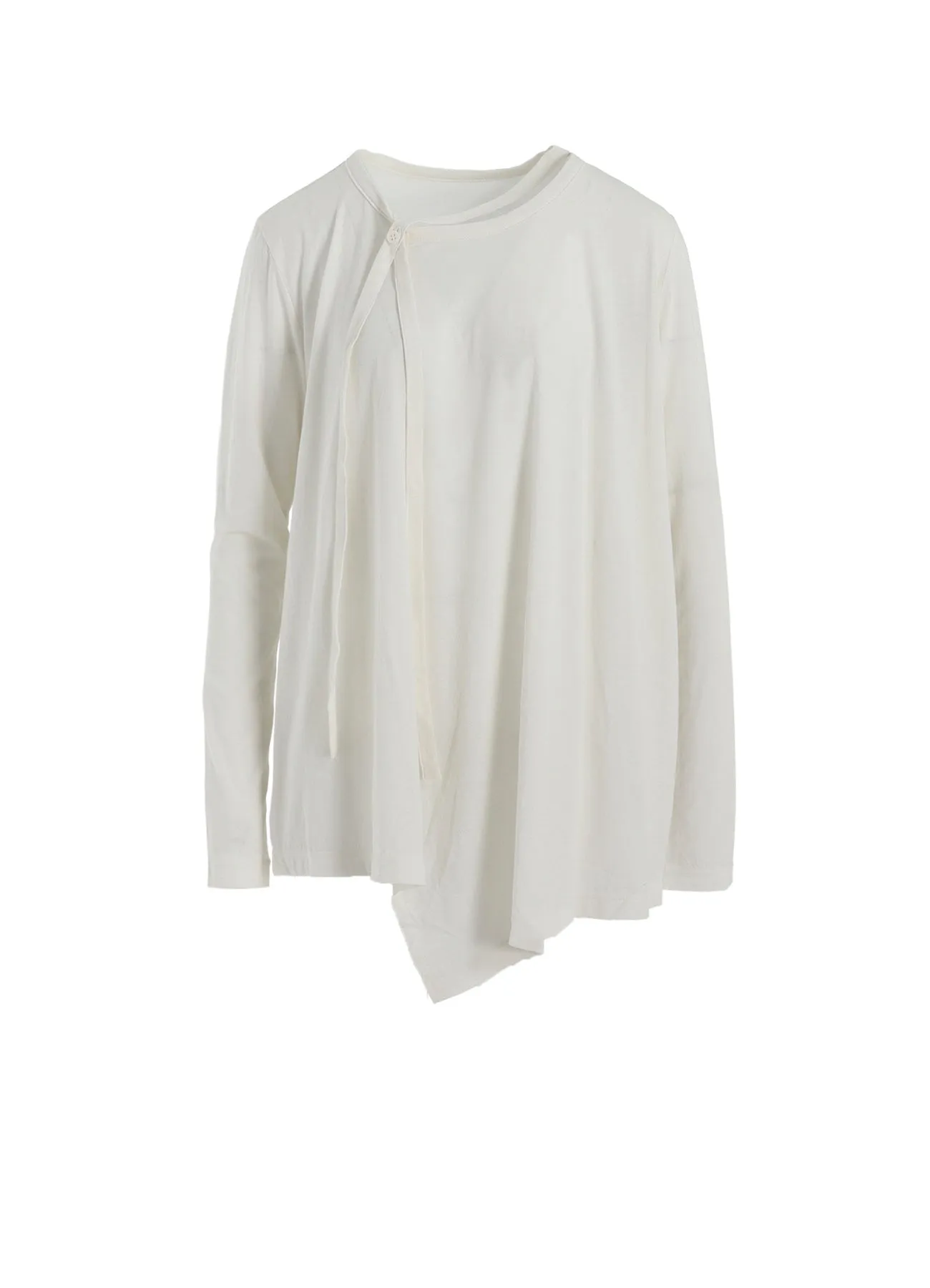 SOFT JERSEY STRING COLLAR LONG T sold by Yohji Yamamoto