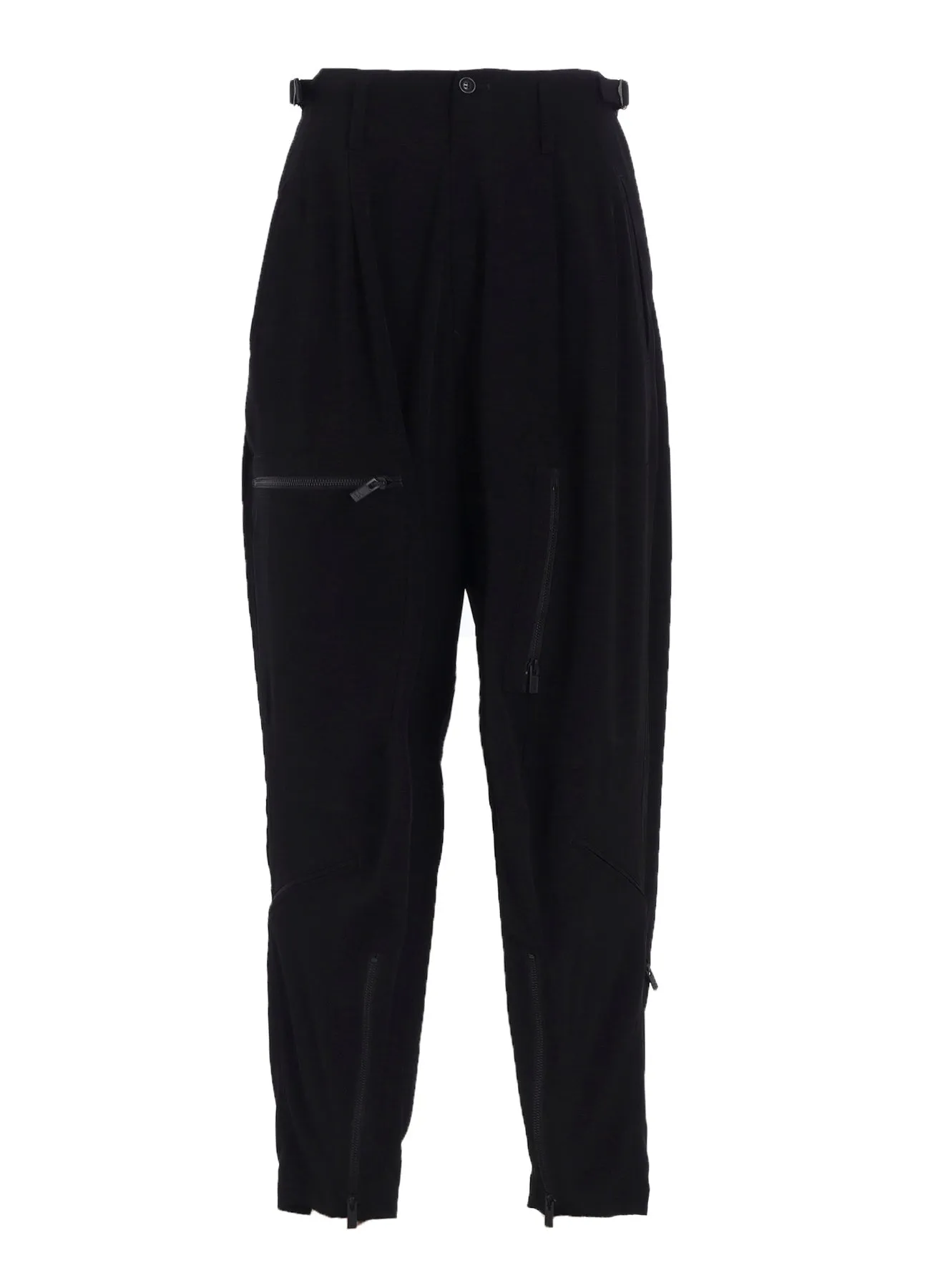 TA/PE CREPE DE CHINE ZIP POCKET PANTS sold by Yohji Yamamoto product image thumbnail 2