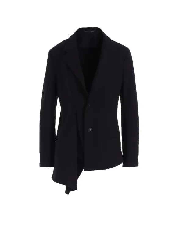 ASYMMETRIC COMBED FLEECE JACKET sold by Yohji Yamamoto