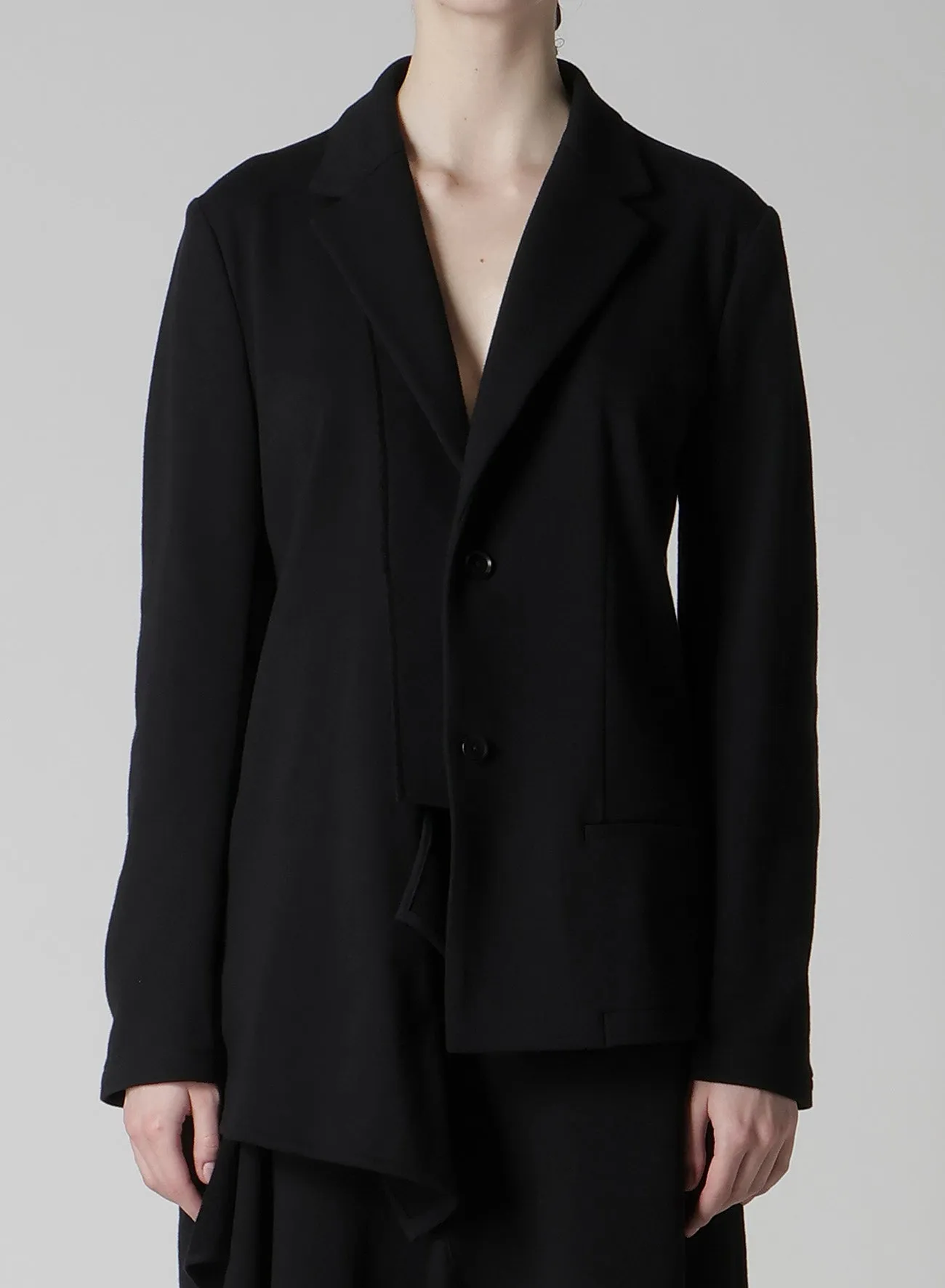 ASYMMETRIC COMBED FLEECE JACKET sold by Yohji Yamamoto product image thumbnail 5