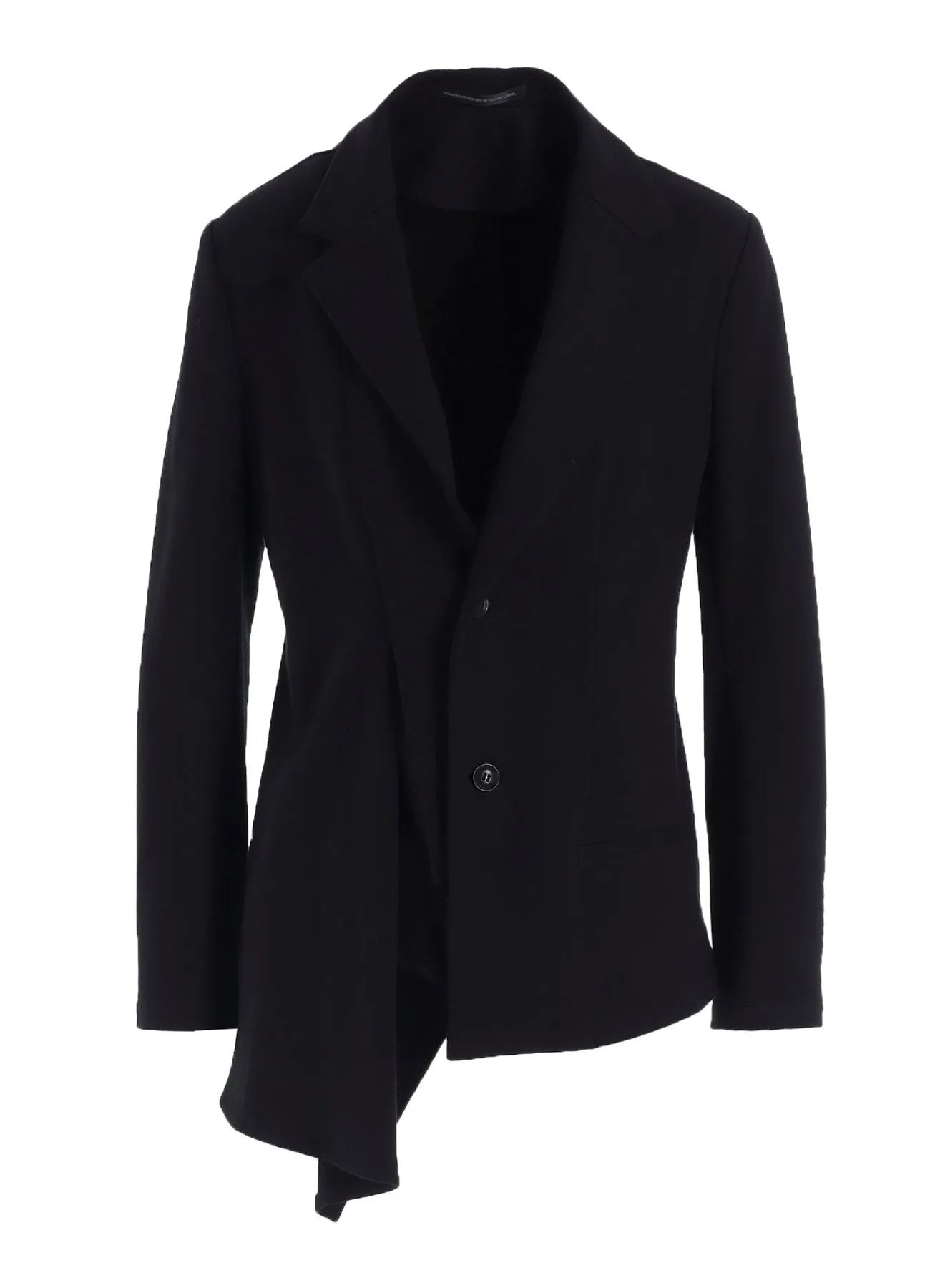 ASYMMETRIC COMBED FLEECE JACKET sold by Yohji Yamamoto product image thumbnail 2