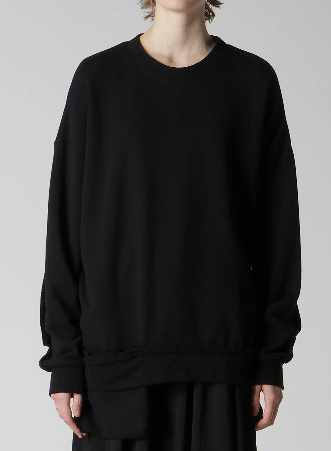 SOFT FRENCHTERRY RIGHT POCKET SWEATSHIRT sold by Yohji Yamamoto product image thumbnail 4