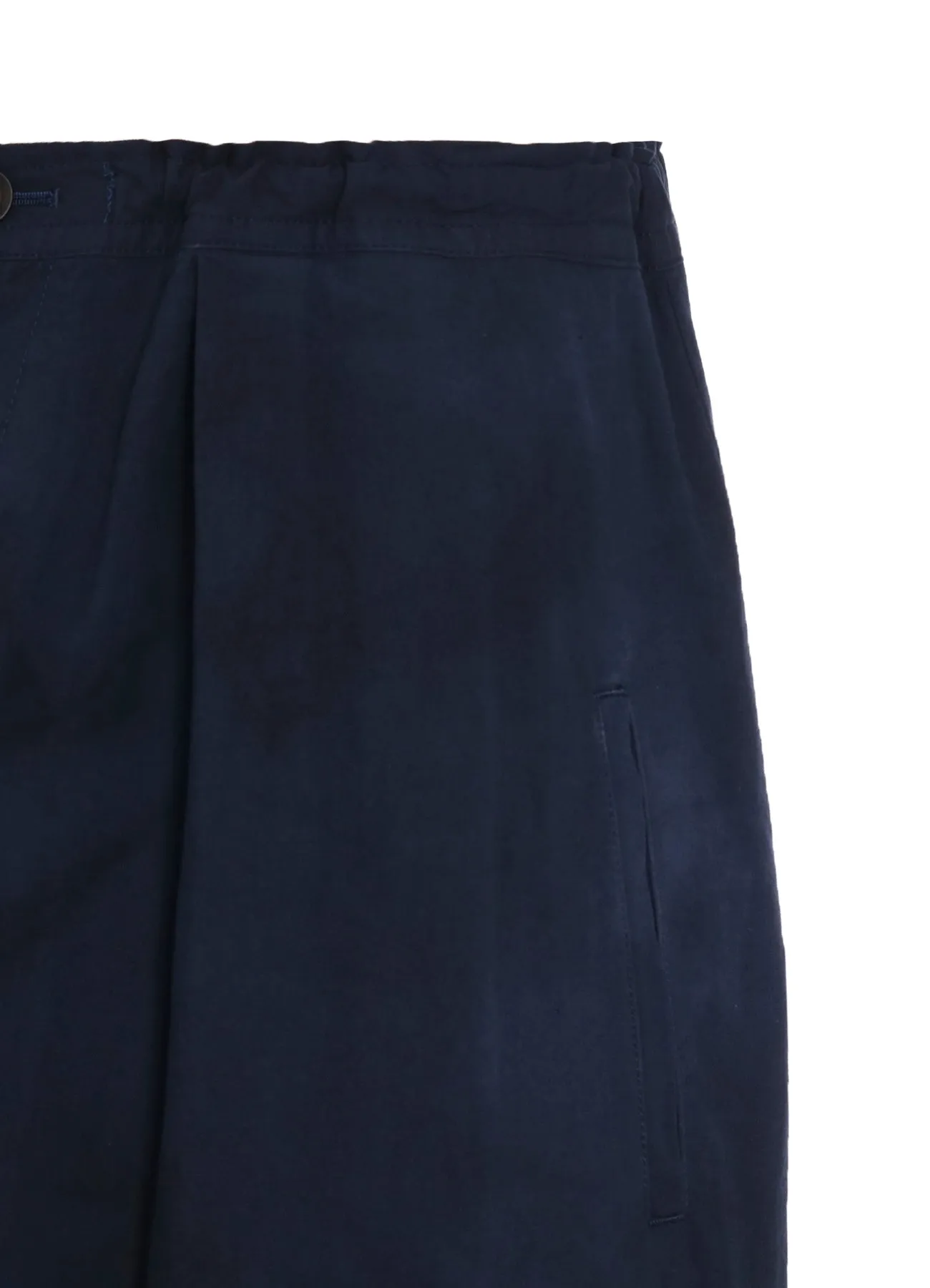 GARMENT-DYED FRONT TUCK WIDE PANTS sold by Yohji Yamamoto product image thumbnail 5