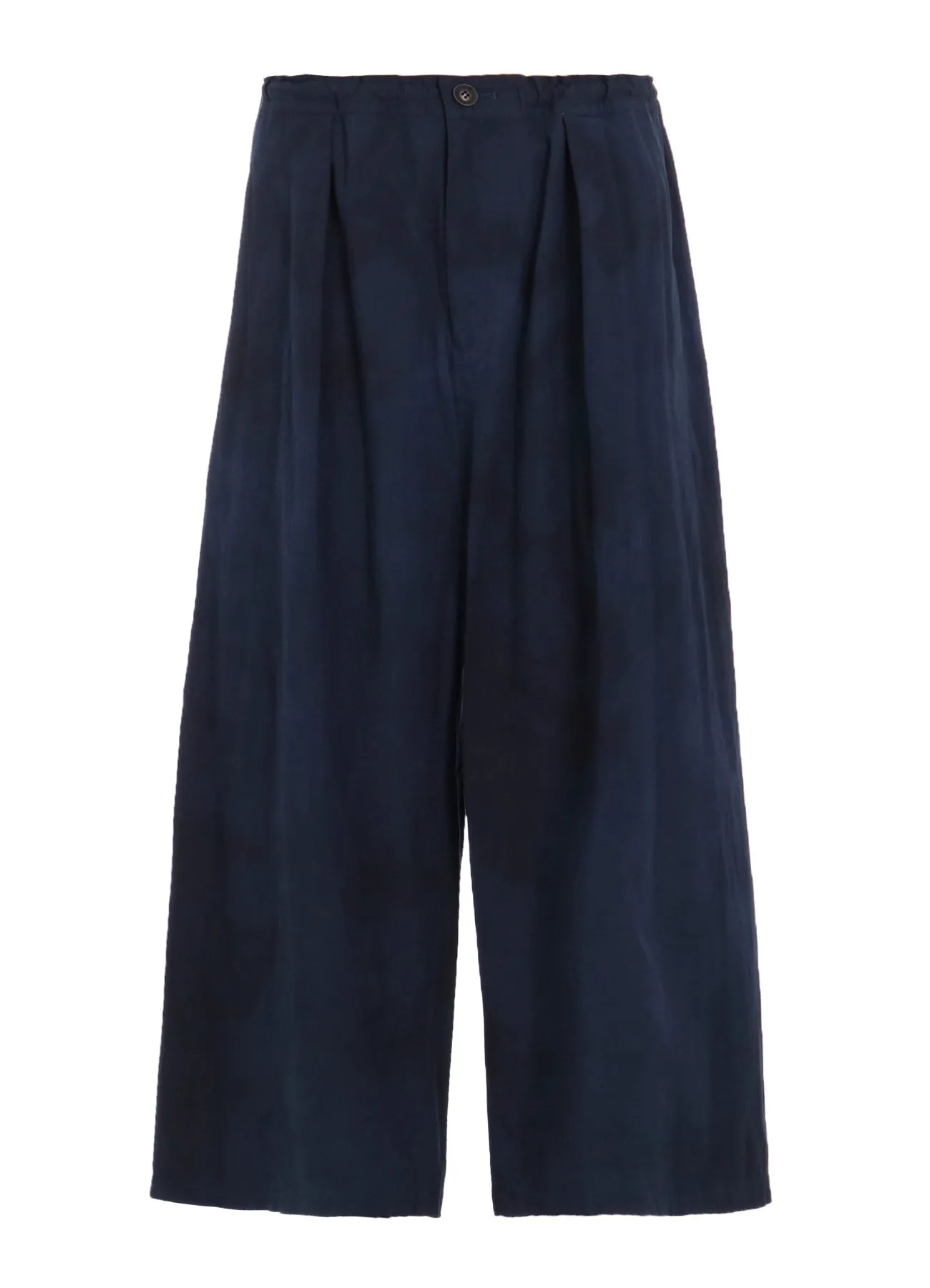 GARMENT-DYED FRONT TUCK WIDE PANTS sold by Yohji Yamamoto product image thumbnail 2