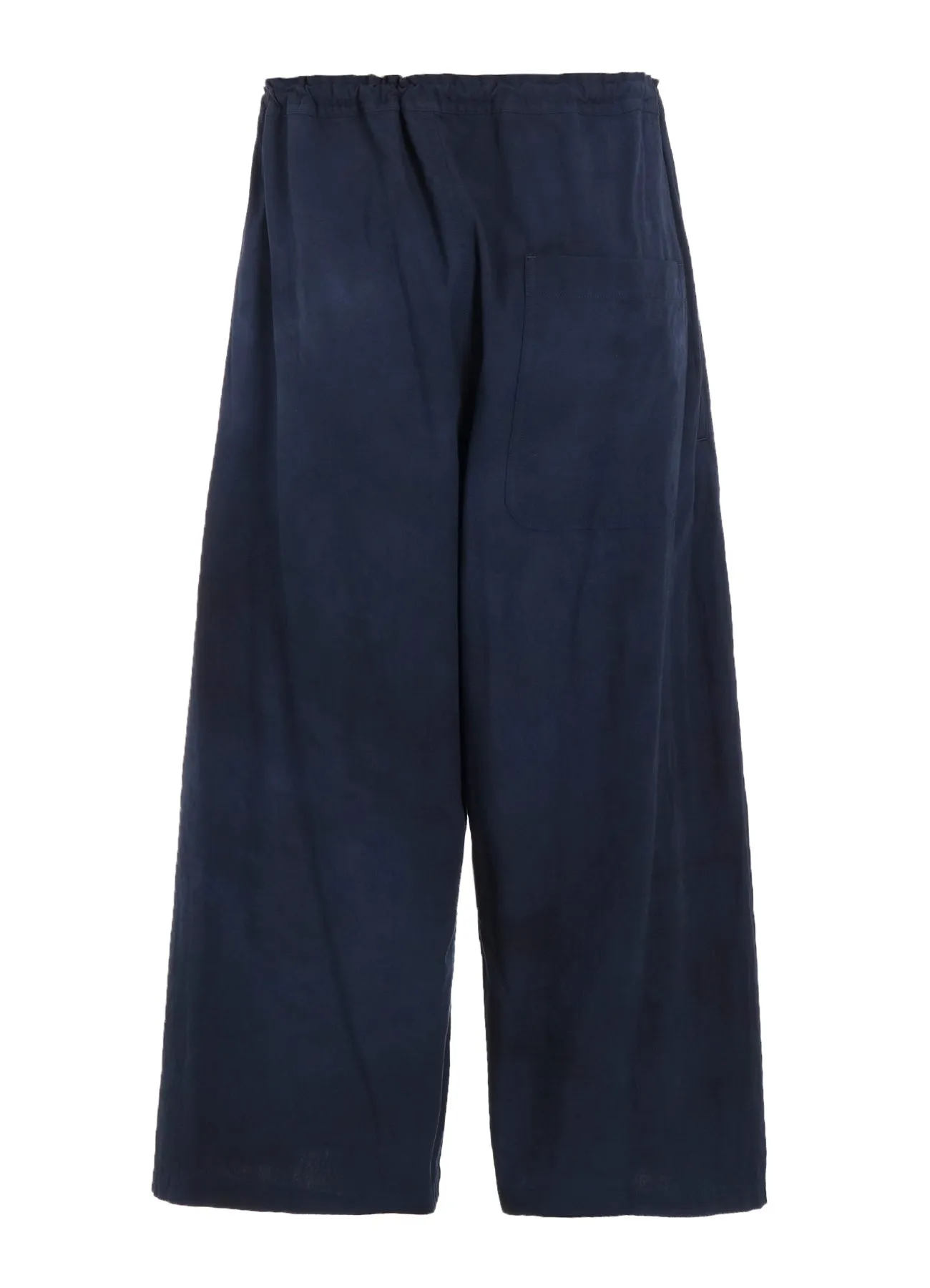 GARMENT-DYED FRONT TUCK WIDE PANTS sold by Yohji Yamamoto product image thumbnail 4